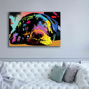 'Lying Lab' by Dean Russo, Giclee Canvas Wall Art,60x40