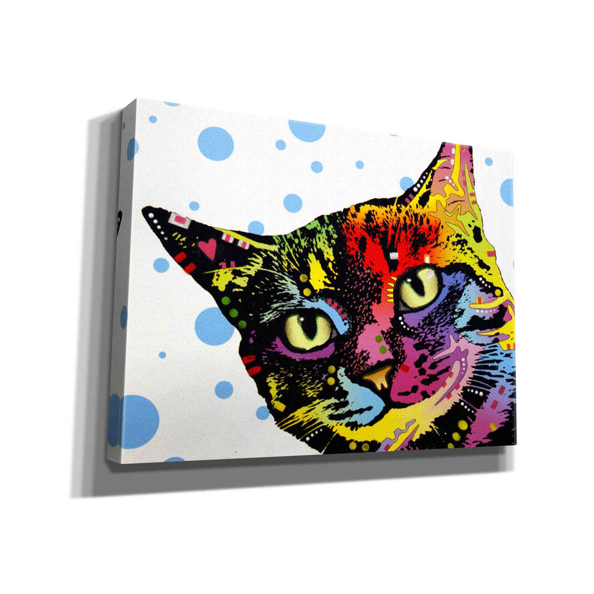 'The Pop Cat' by Dean Russo, Giclee Canvas Wall Art