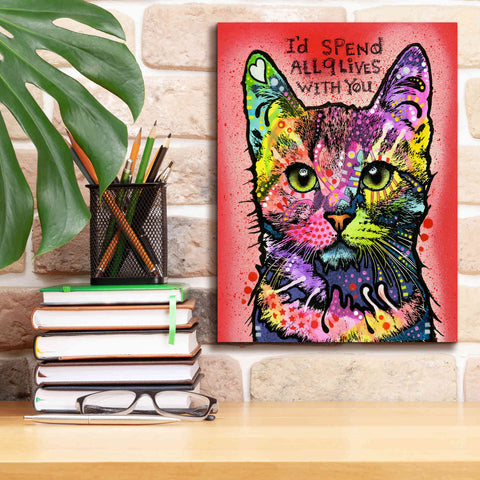 Image of '9 Lives' by Dean Russo, Giclee Canvas Wall Art,12x16