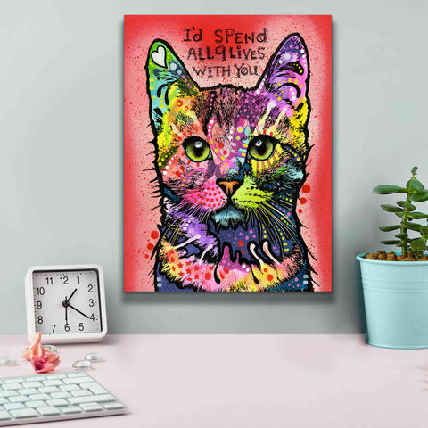 Image of '9 Lives' by Dean Russo, Giclee Canvas Wall Art,12x16