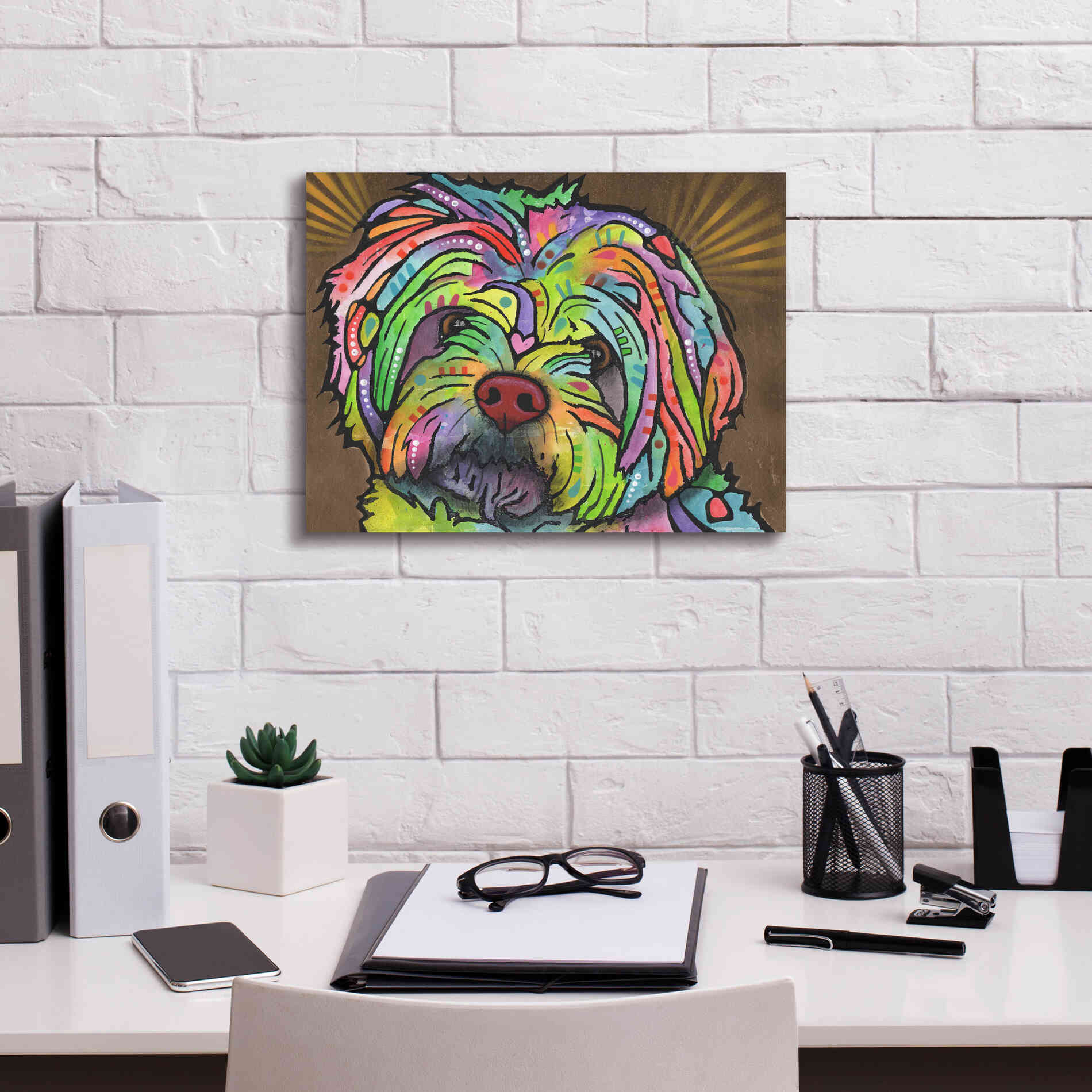 'Amy' by Dean Russo, Giclee Canvas Wall Art,16x12