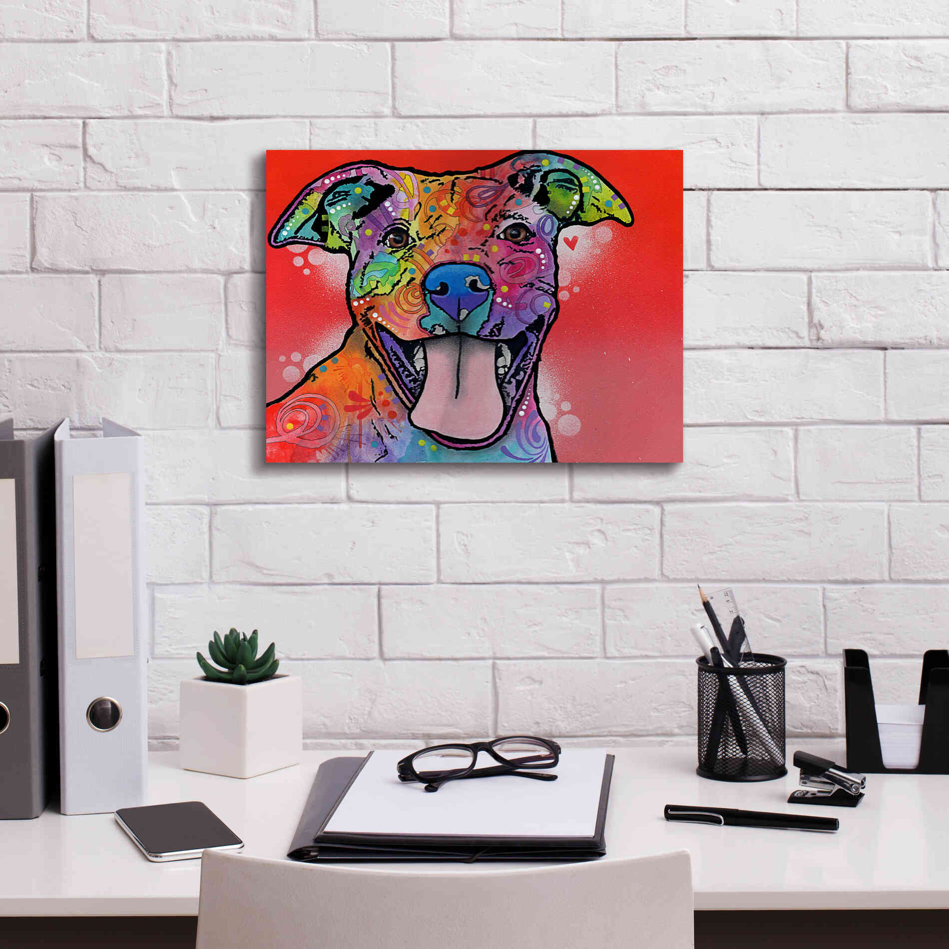 'Atticus' by Dean Russo, Giclee Canvas Wall Art,16x12