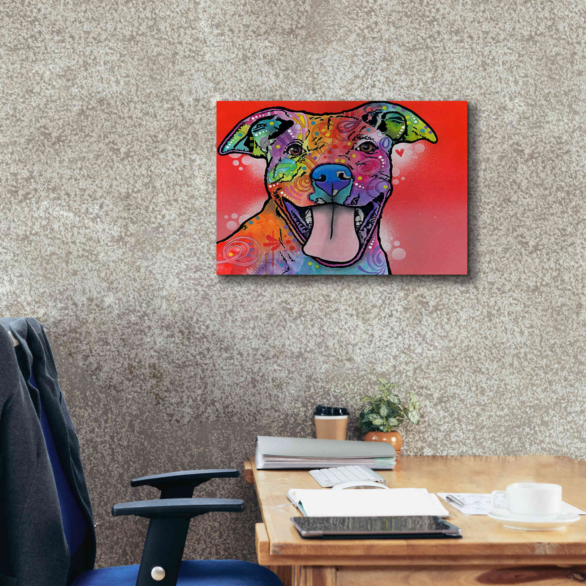 'Atticus' by Dean Russo, Giclee Canvas Wall Art,24x20
