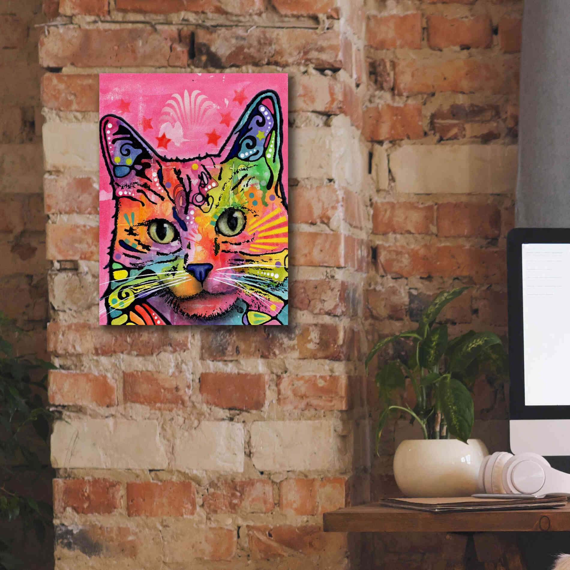 'Beast' by Dean Russo, Giclee Canvas Wall Art,12x16