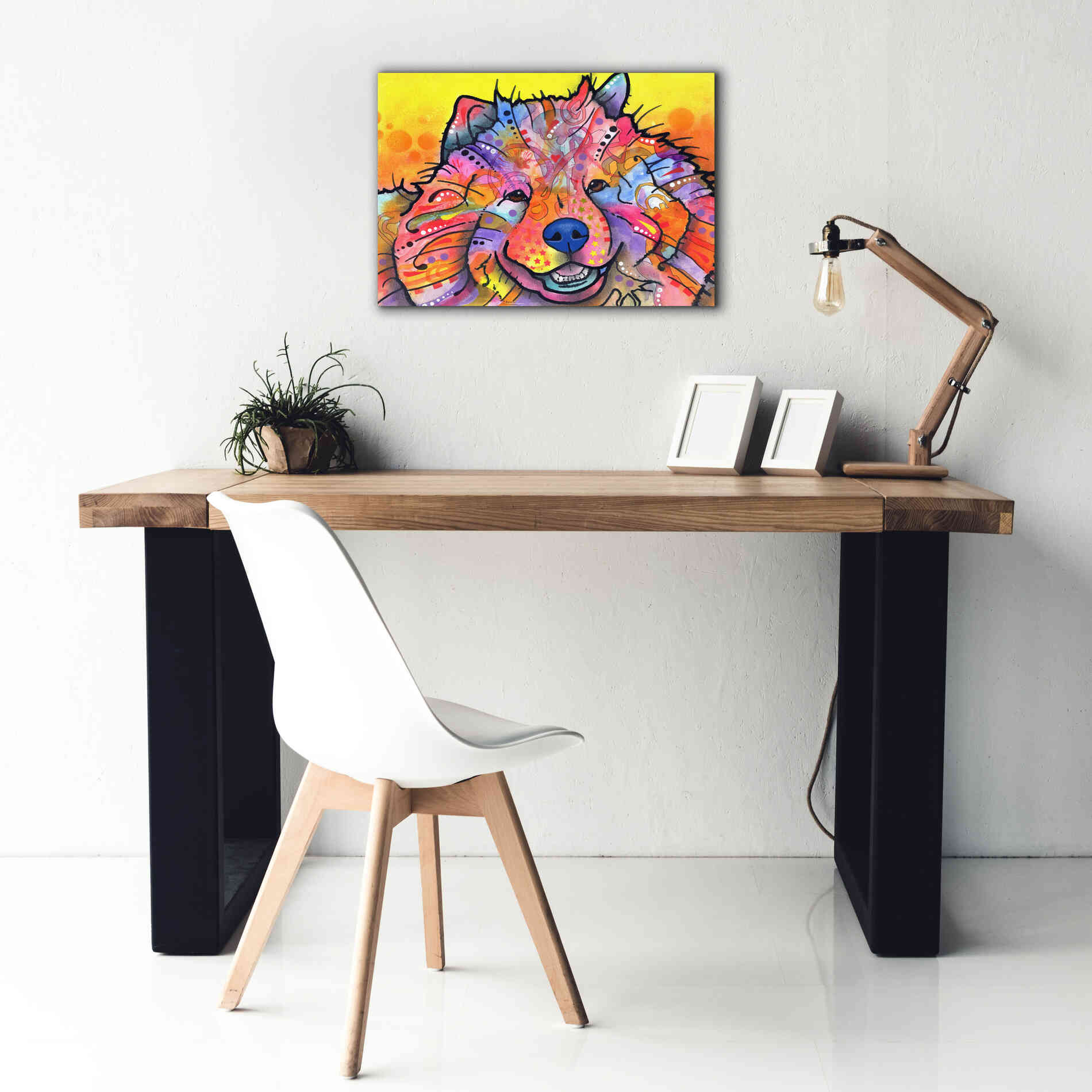 'Benzi' by Dean Russo, Giclee Canvas Wall Art,26x18
