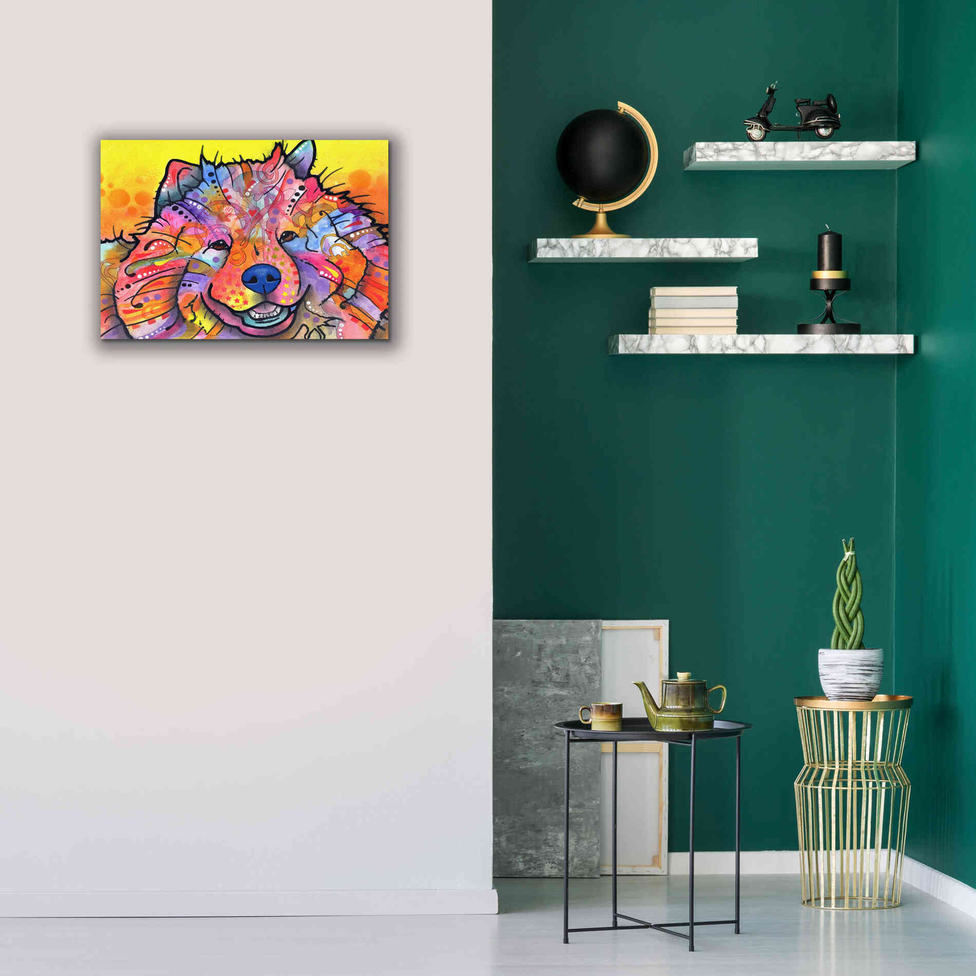 'Benzi' by Dean Russo, Giclee Canvas Wall Art,26x18