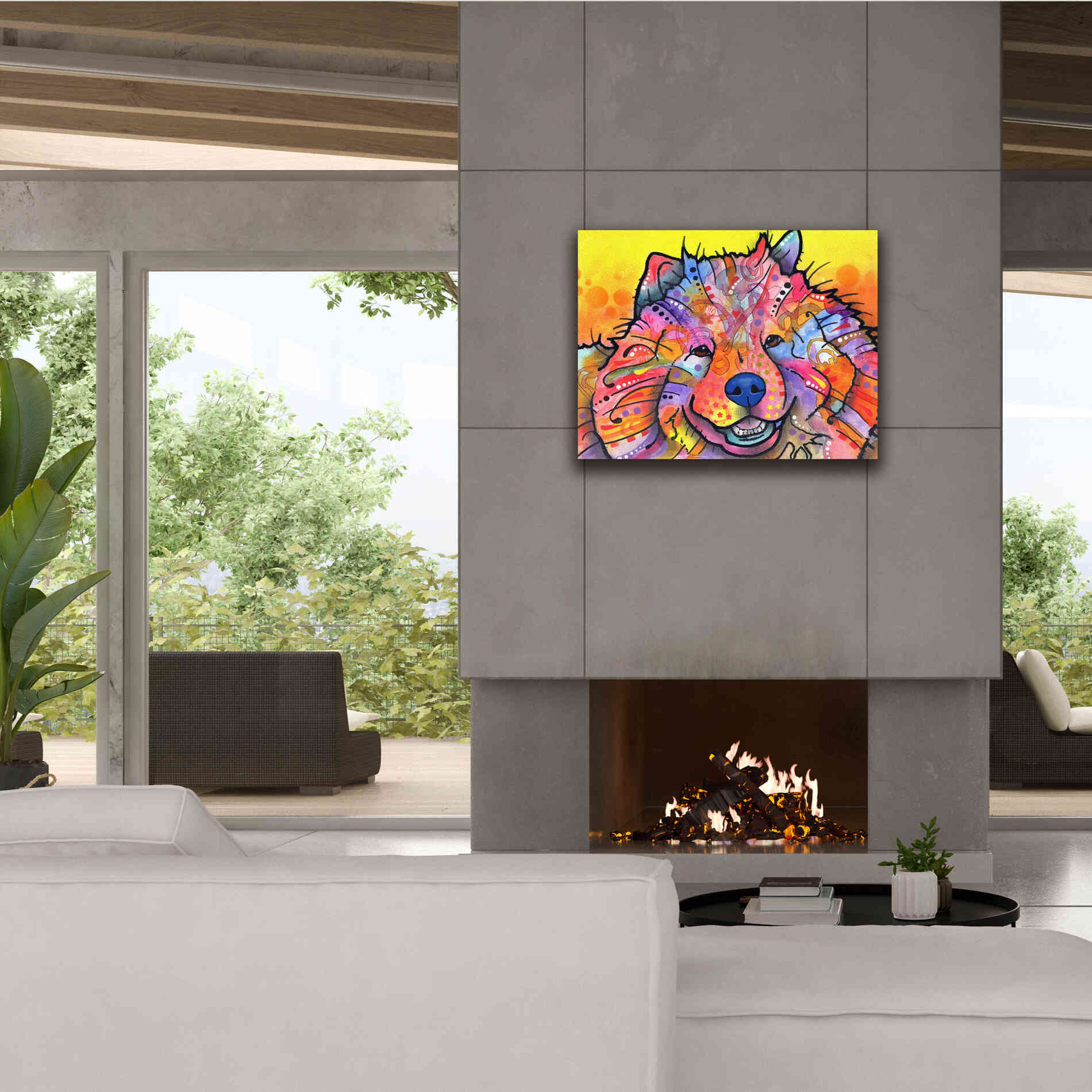 'Benzi' by Dean Russo, Giclee Canvas Wall Art,34x26