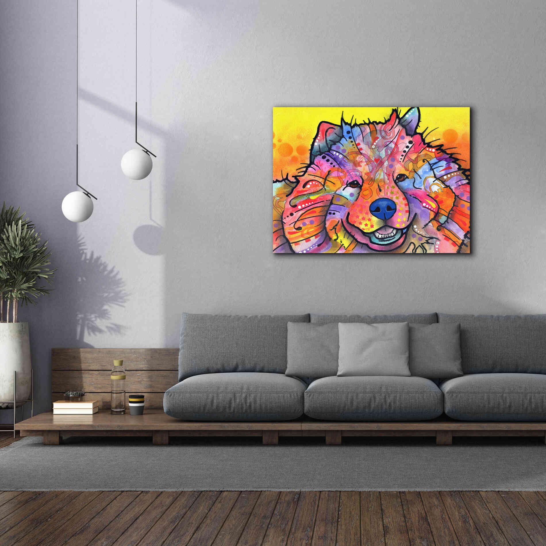 'Benzi' by Dean Russo, Giclee Canvas Wall Art,54x40