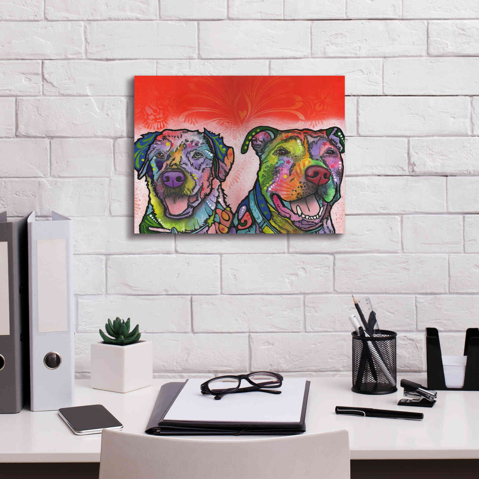 'Bonner Brinson' by Dean Russo, Giclee Canvas Wall Art,16x12