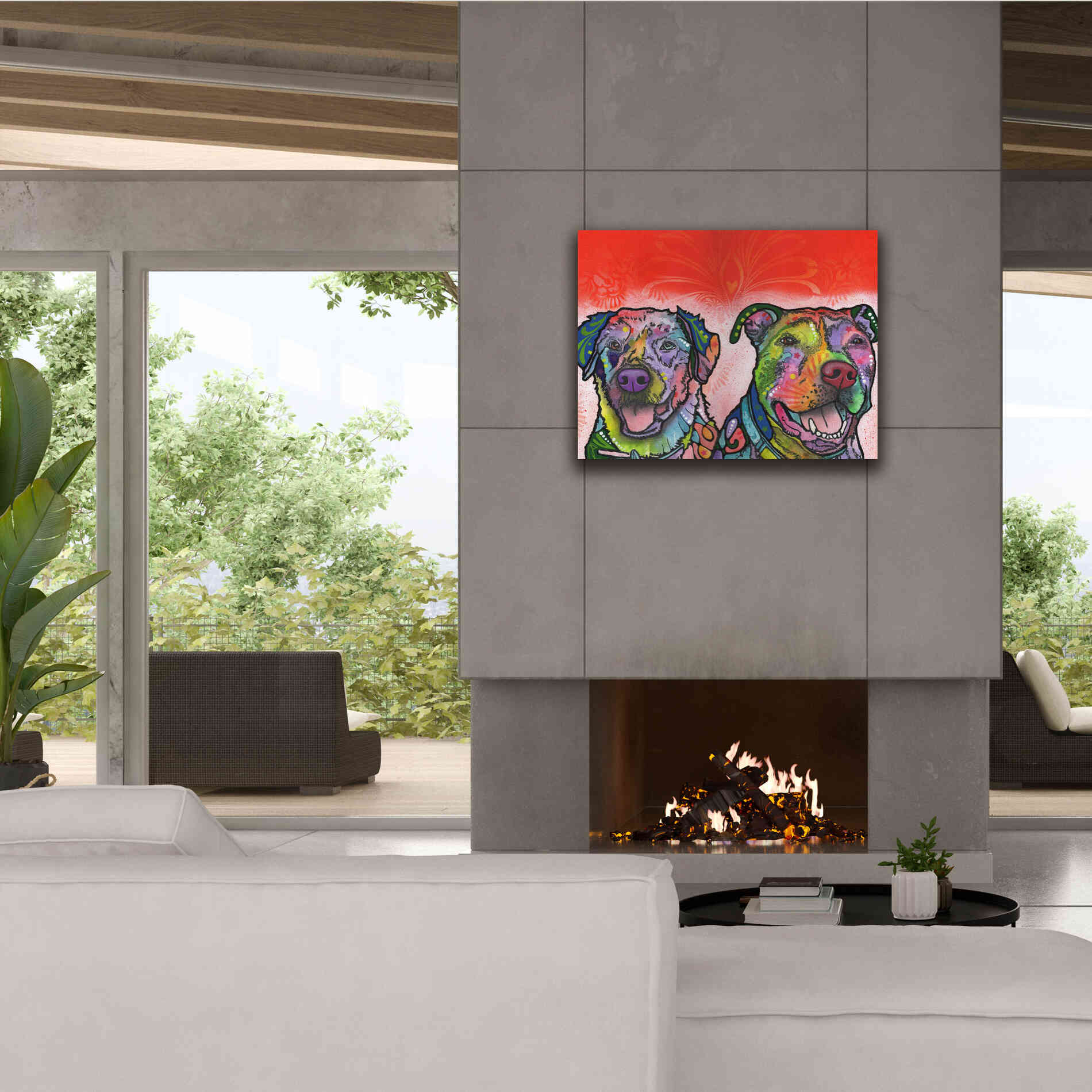 'Bonner Brinson' by Dean Russo, Giclee Canvas Wall Art,34x26