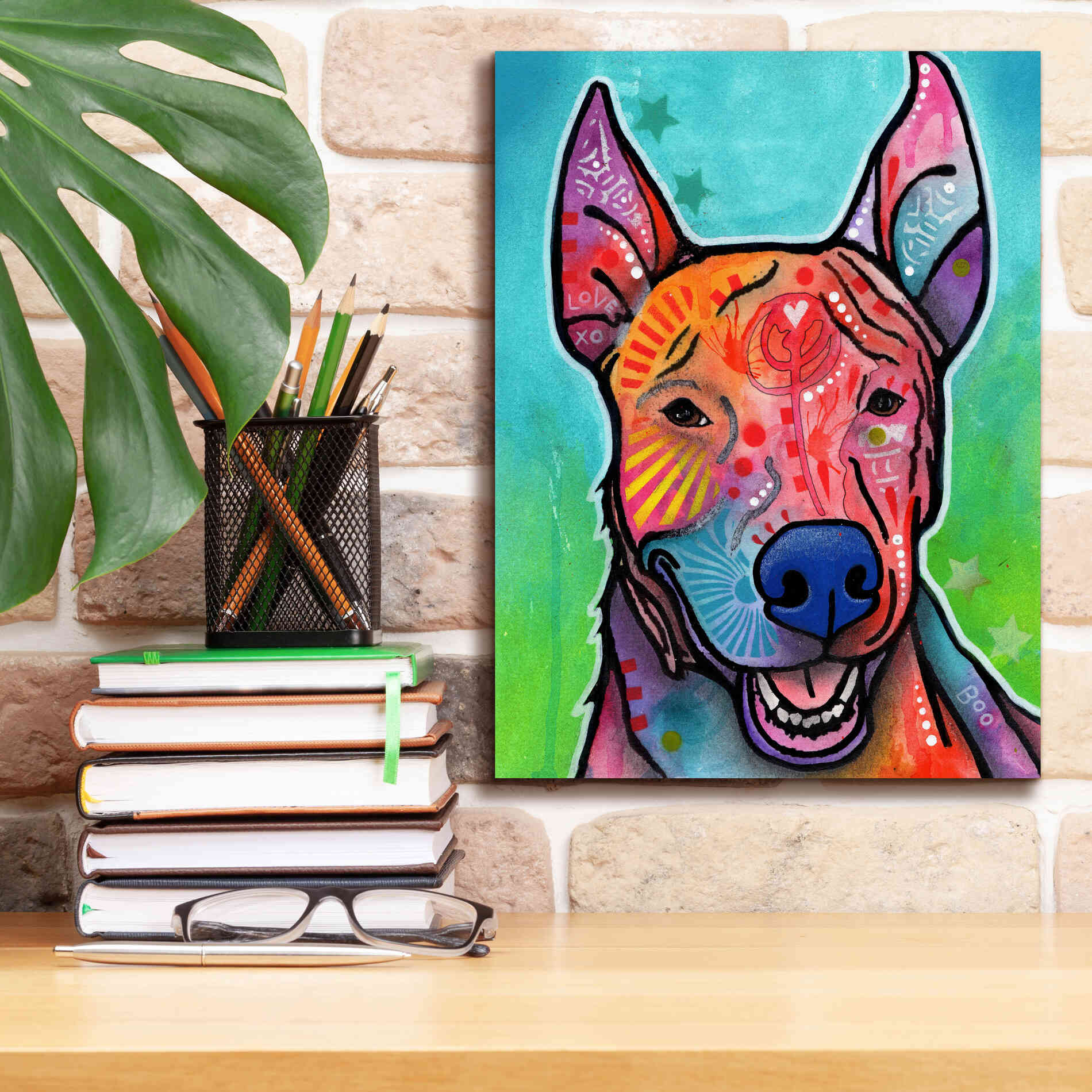 'Boo' by Dean Russo, Giclee Canvas Wall Art,12x16