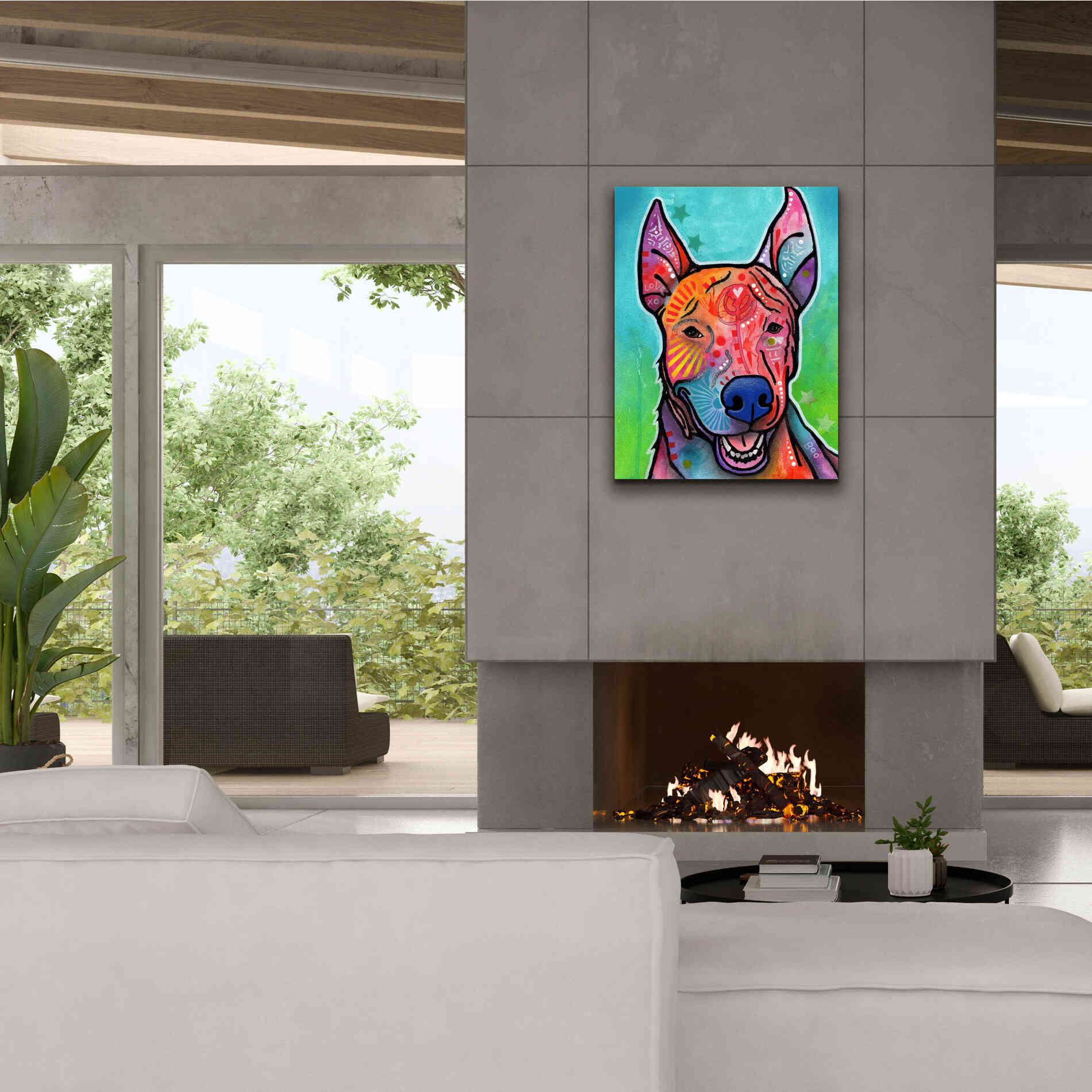'Boo' by Dean Russo, Giclee Canvas Wall Art,26x34