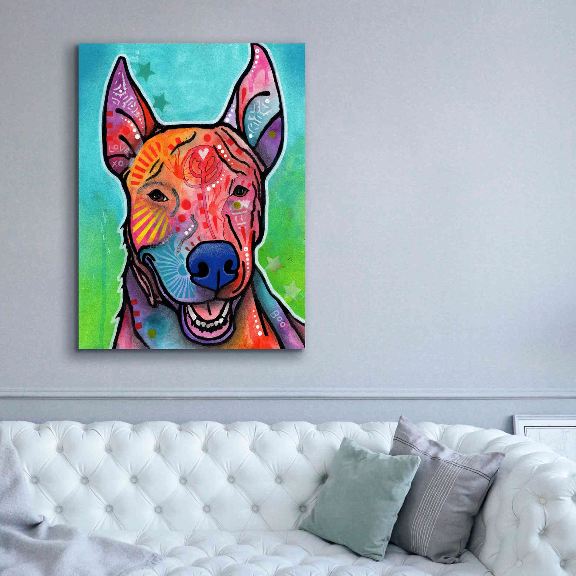 'Boo' by Dean Russo, Giclee Canvas Wall Art,40x54
