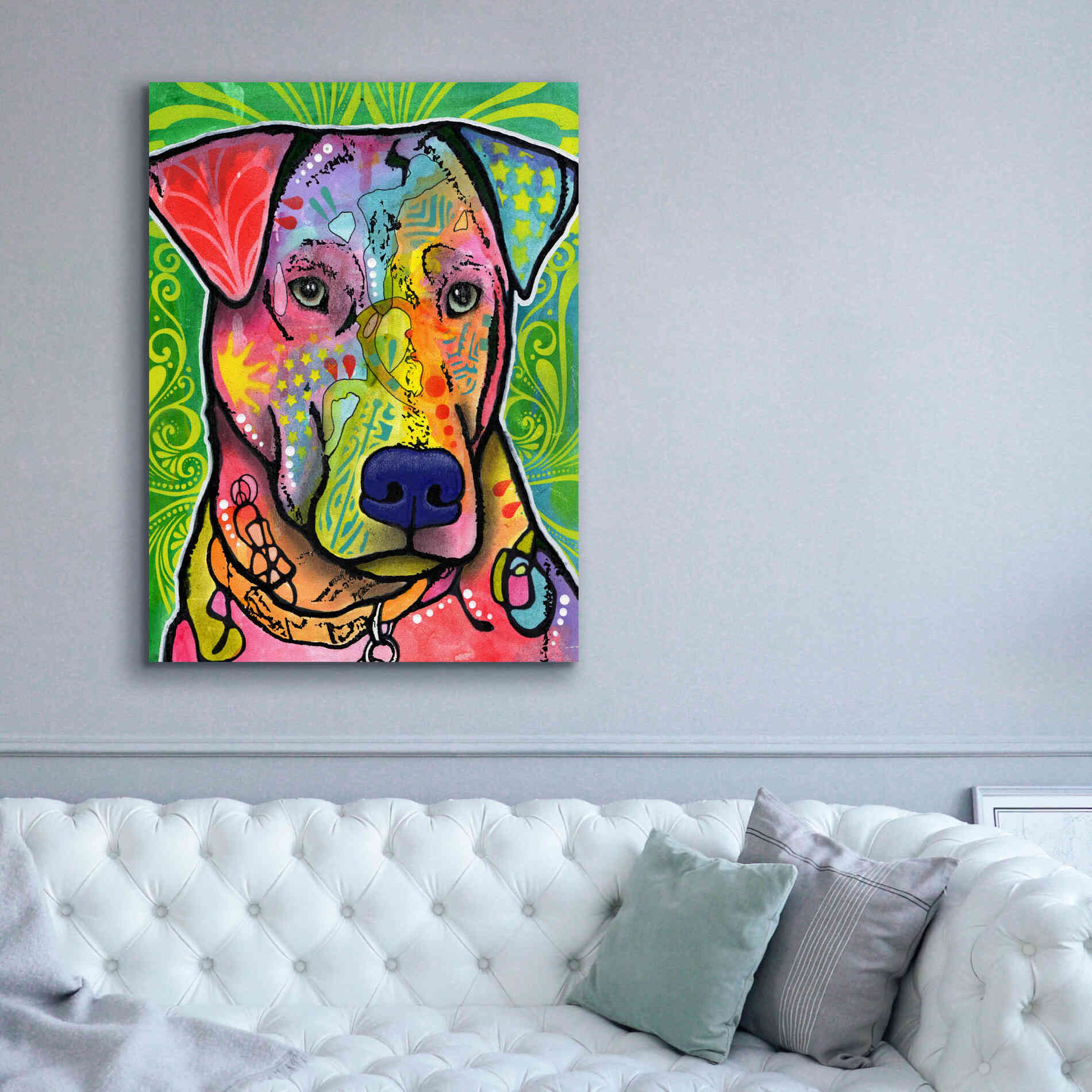 'Cursio' by Dean Russo, Giclee Canvas Wall Art,40x54