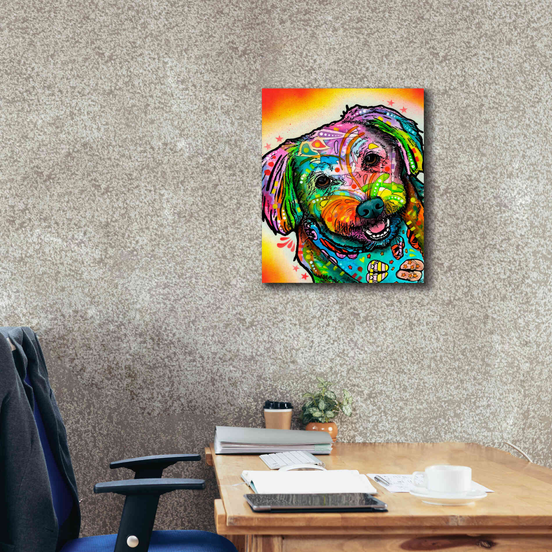 'Daisy' by Dean Russo, Giclee Canvas Wall Art,20x24