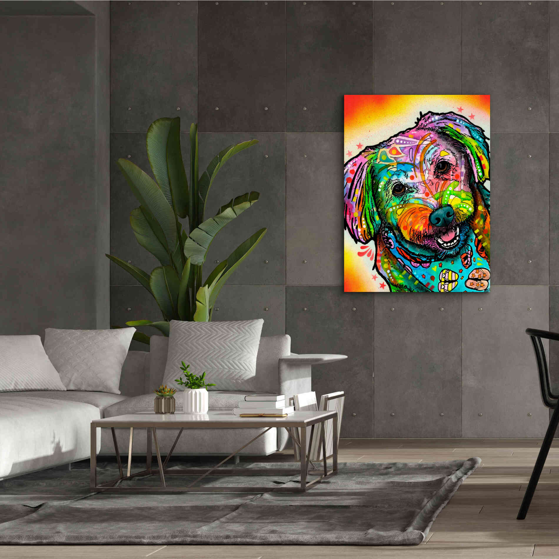 'Daisy' by Dean Russo, Giclee Canvas Wall Art,40x54