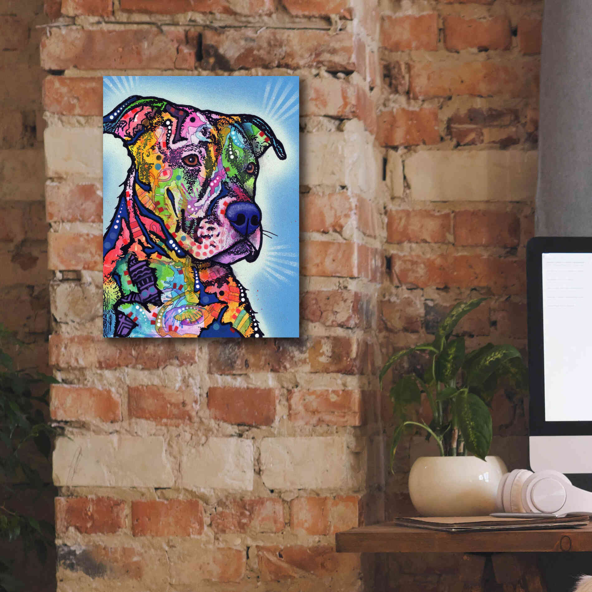 'Deacon' by Dean Russo, Giclee Canvas Wall Art,12x16