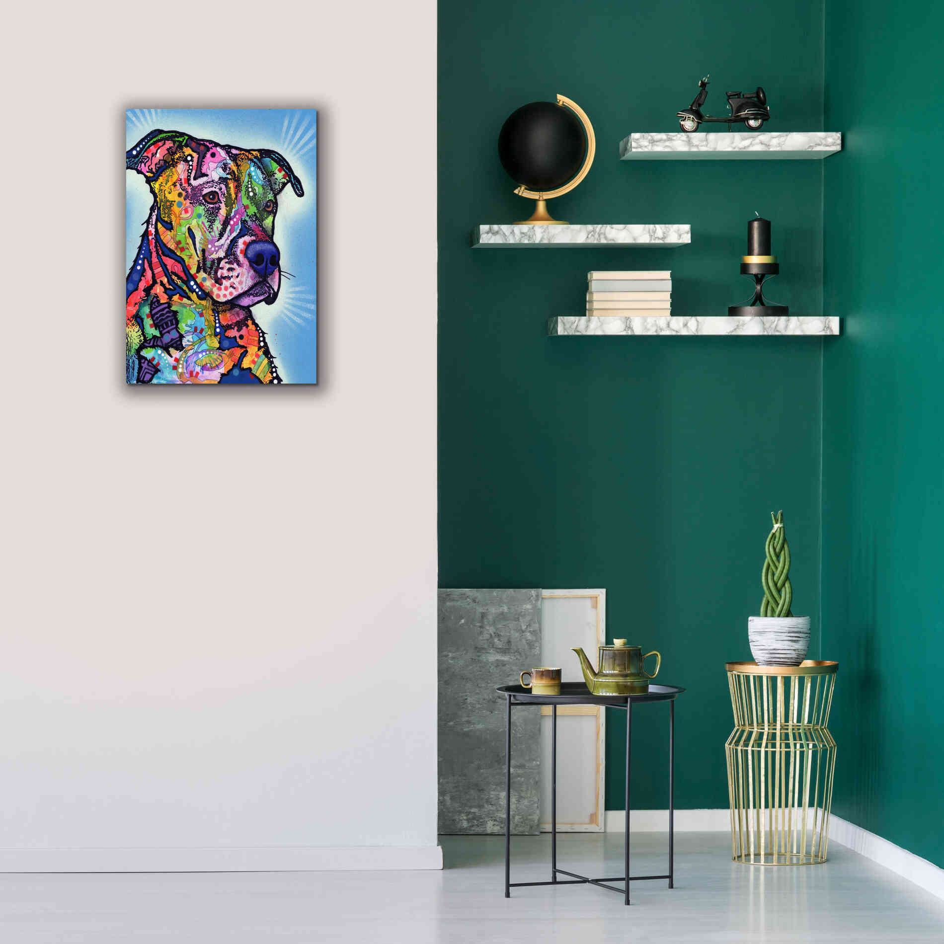 'Deacon' by Dean Russo, Giclee Canvas Wall Art,18x26