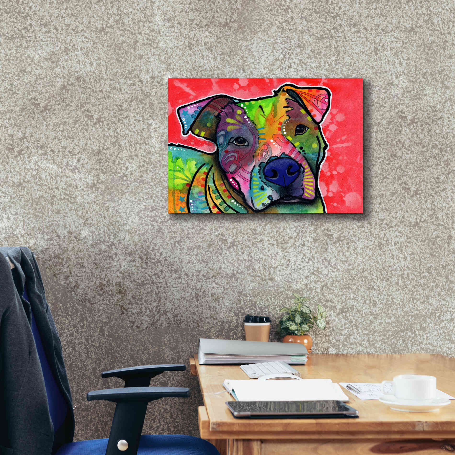 'Julius' by Dean Russo, Giclee Canvas Wall Art,26x18