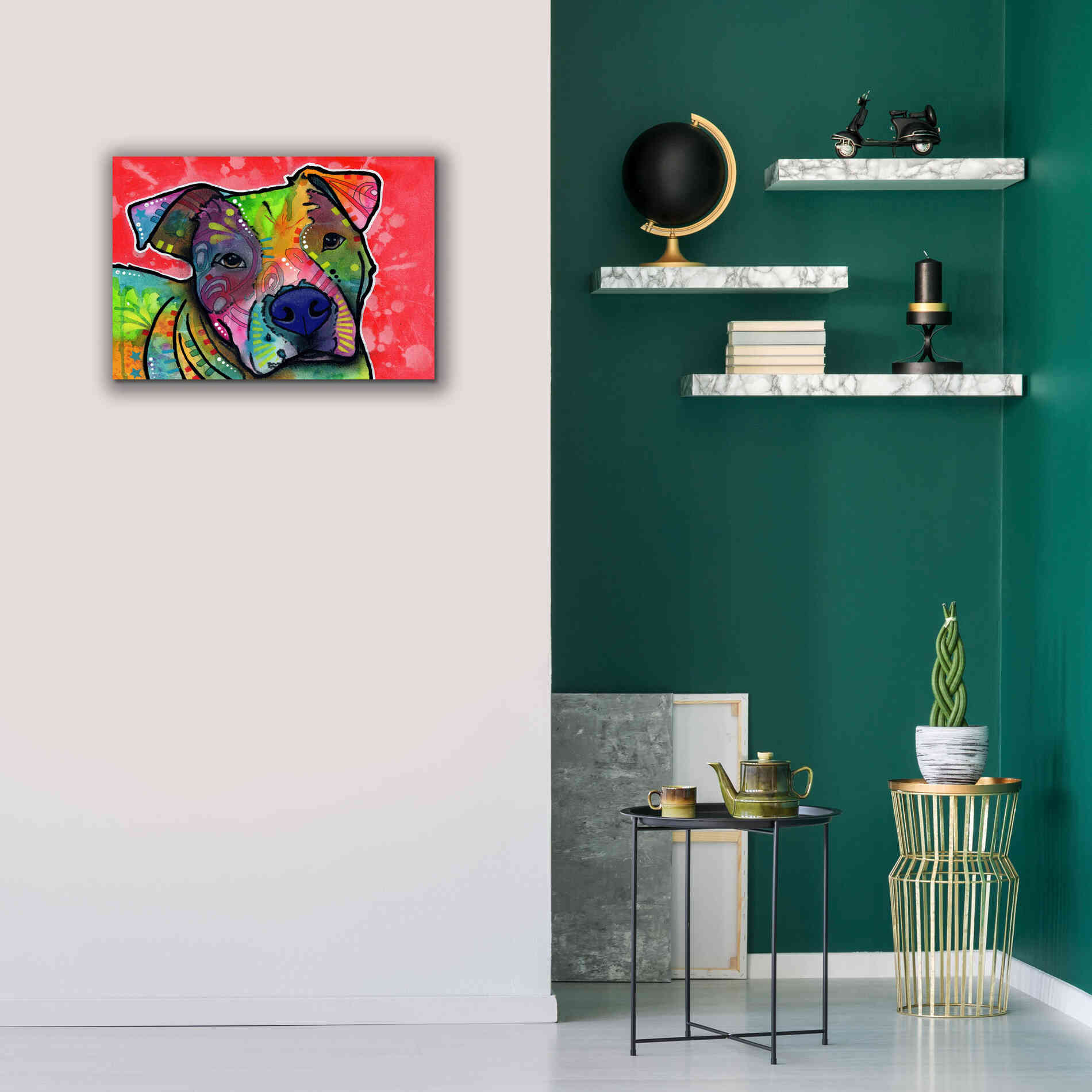 'Julius' by Dean Russo, Giclee Canvas Wall Art,26x18