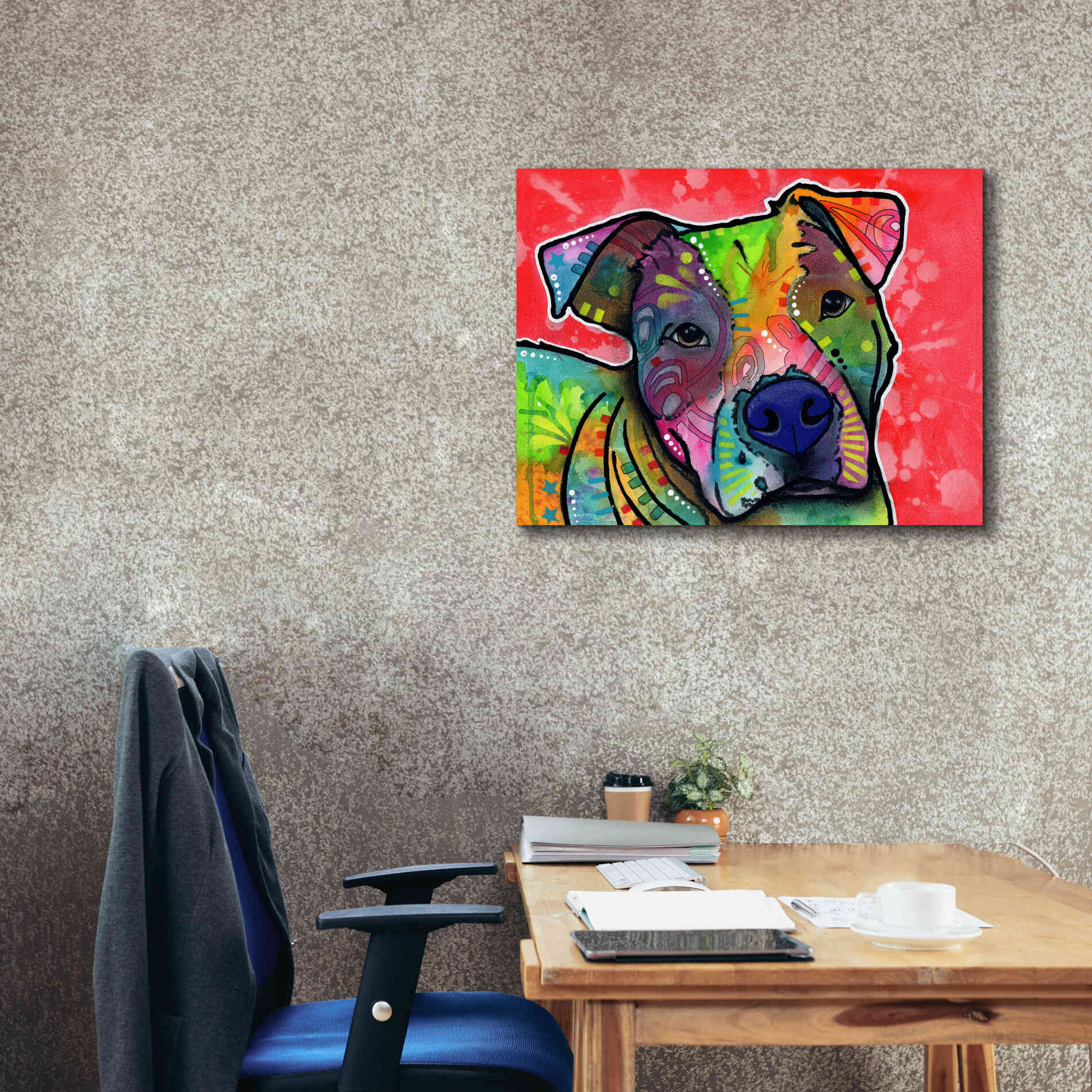'Julius' by Dean Russo, Giclee Canvas Wall Art,34x26