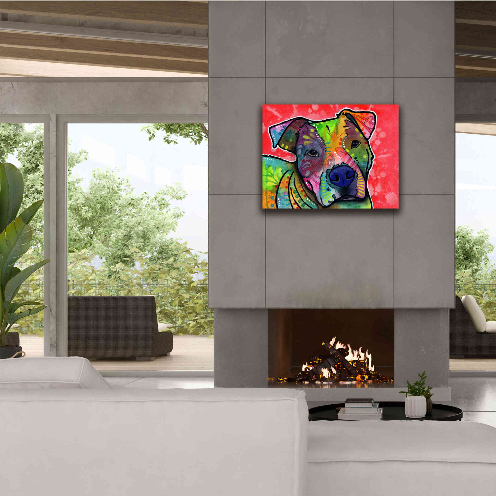 'Julius' by Dean Russo, Giclee Canvas Wall Art,34x26