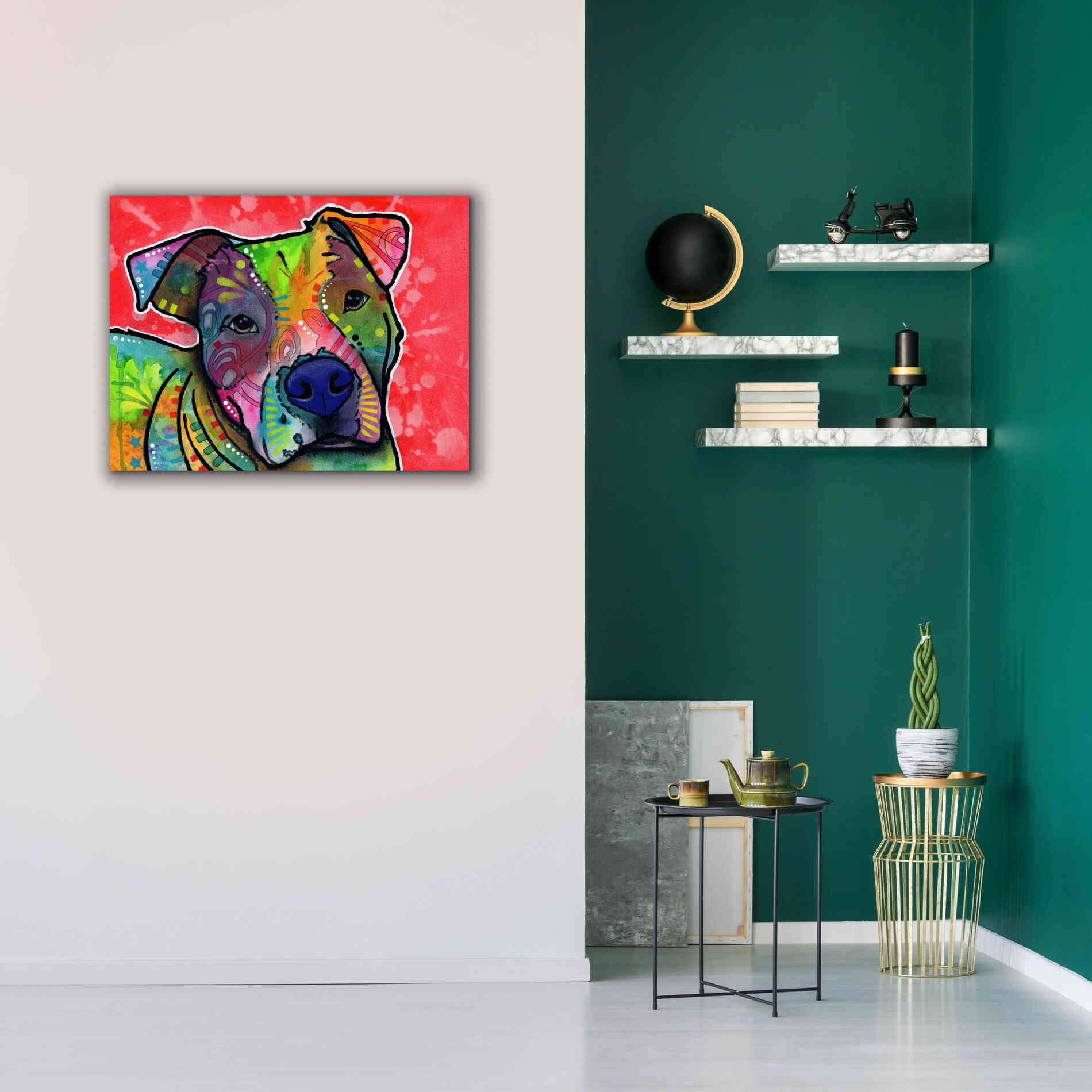 'Julius' by Dean Russo, Giclee Canvas Wall Art,34x26