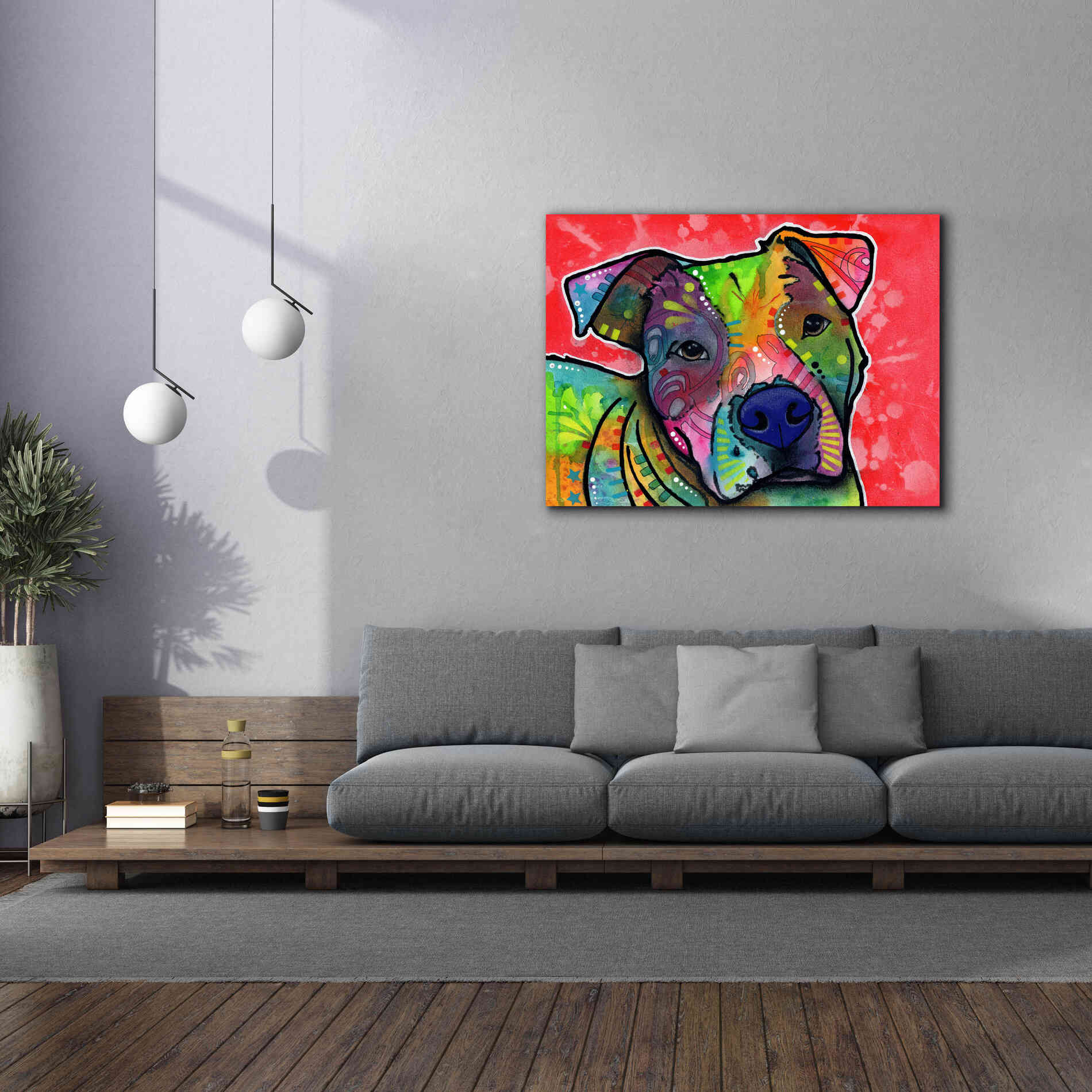 'Julius' by Dean Russo, Giclee Canvas Wall Art,54x40
