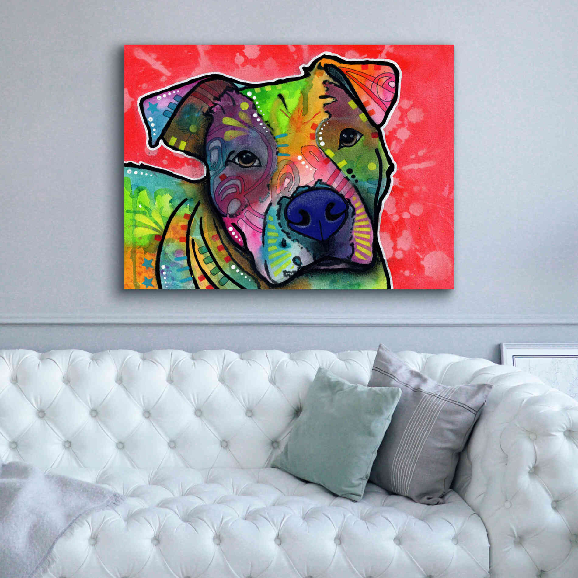 'Julius' by Dean Russo, Giclee Canvas Wall Art,54x40