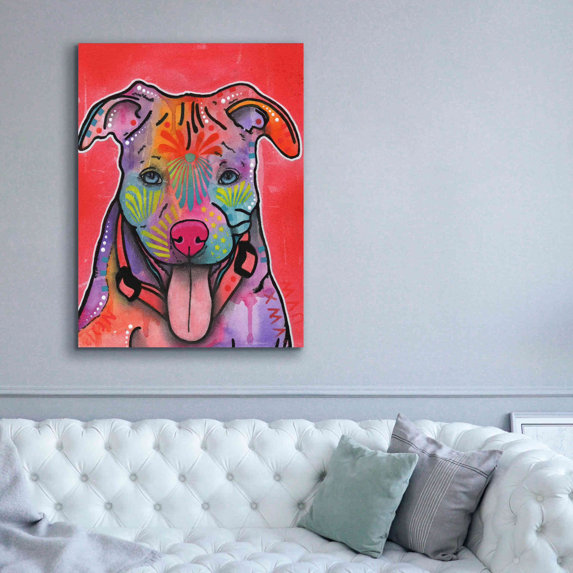 'Knipp' by Dean Russo, Giclee Canvas Wall Art,40x54