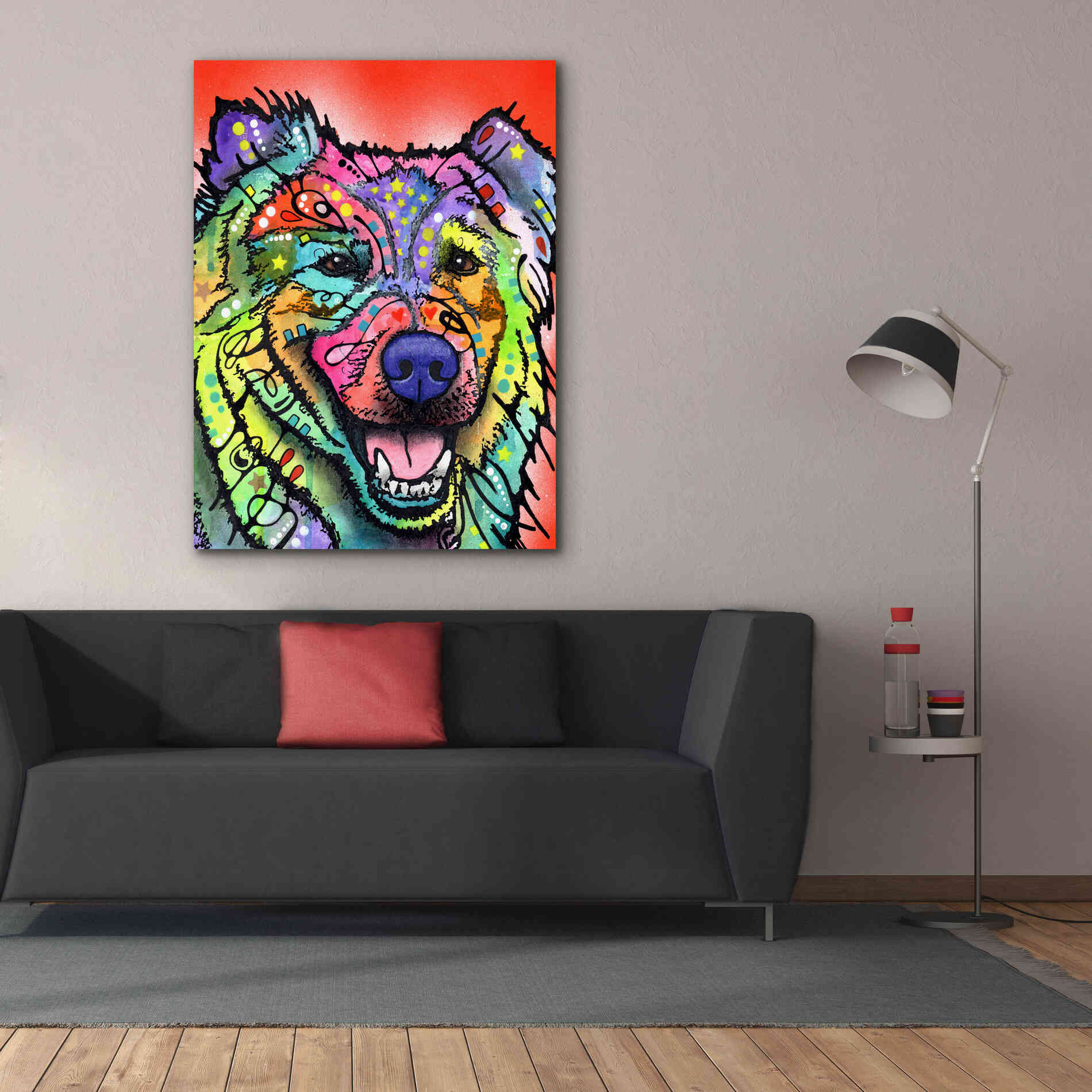 'Leo' by Dean Russo, Giclee Canvas Wall Art,40x54