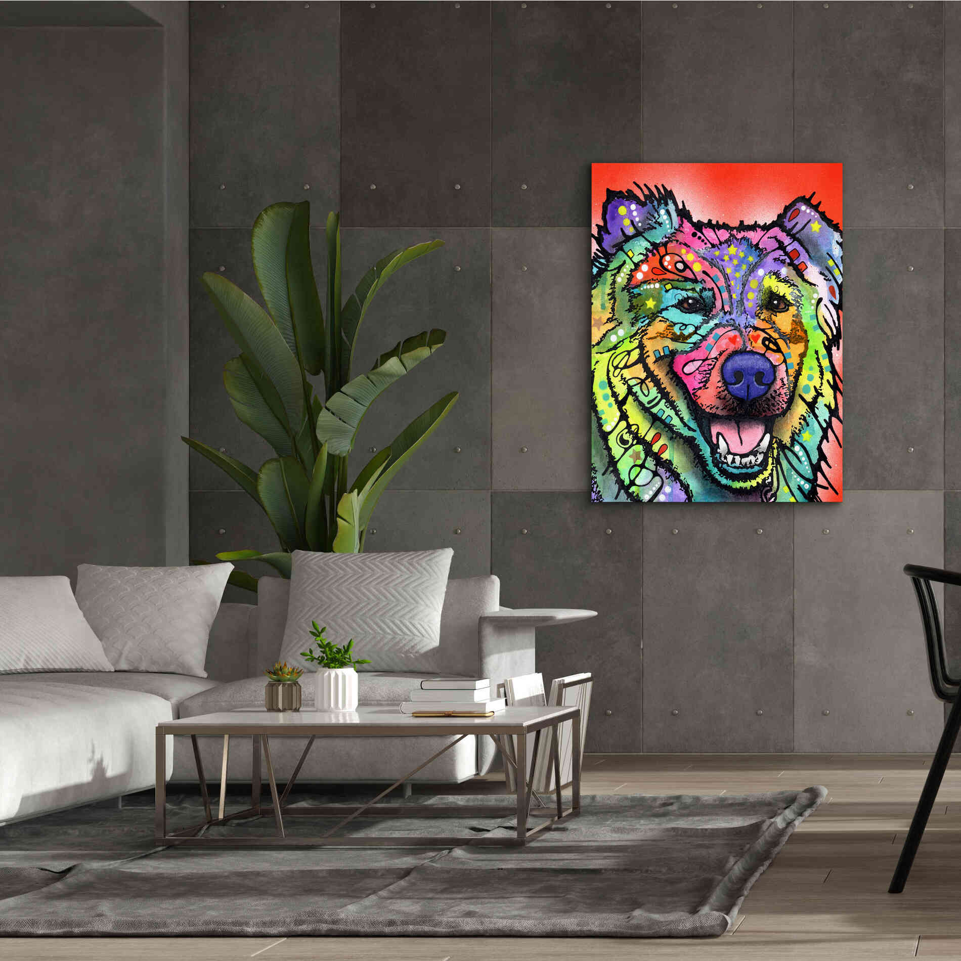 'Leo' by Dean Russo, Giclee Canvas Wall Art,40x54