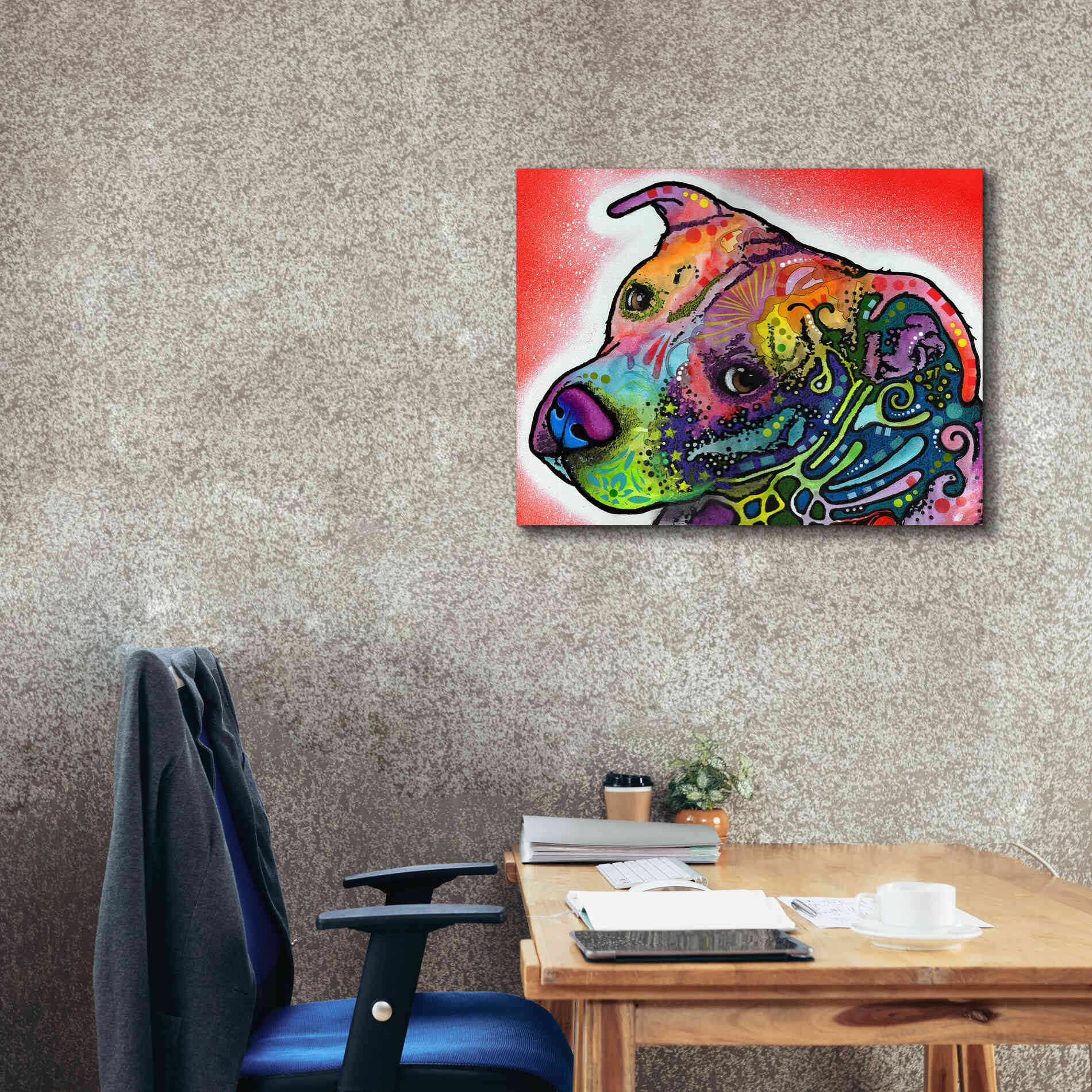 'Mocha' by Dean Russo, Giclee Canvas Wall Art,34x26