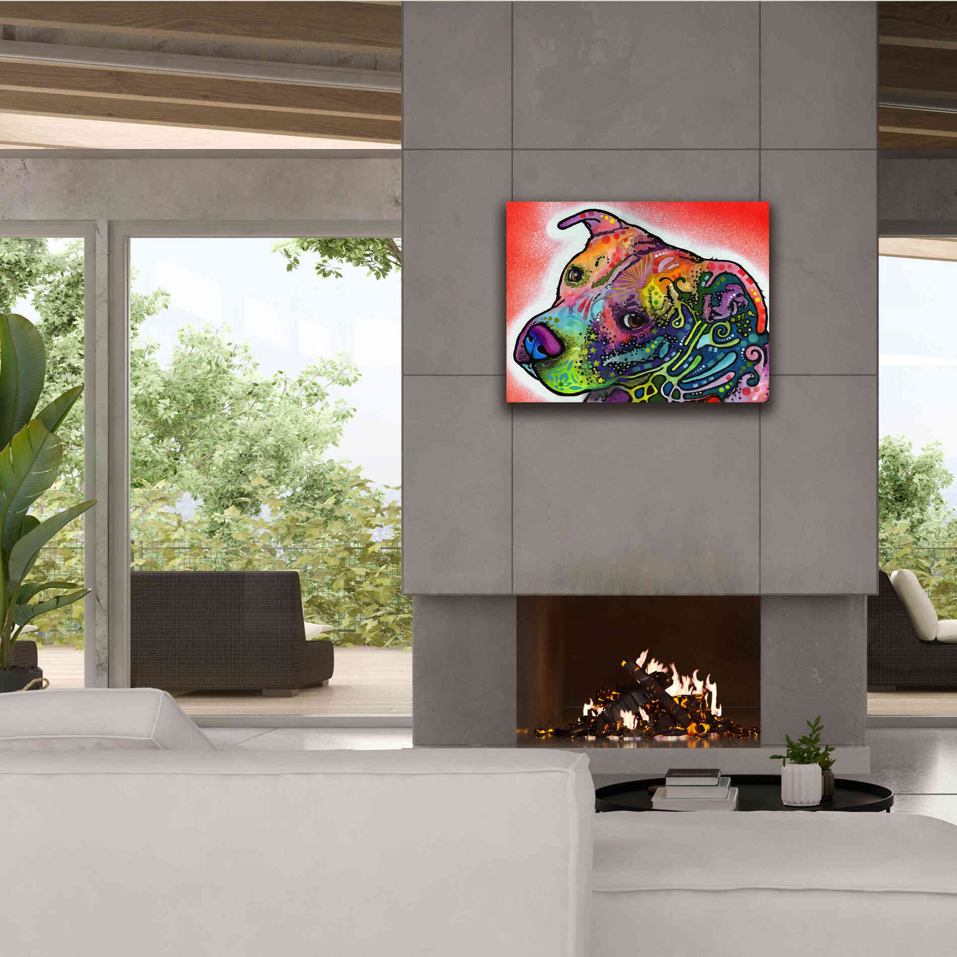 'Mocha' by Dean Russo, Giclee Canvas Wall Art,34x26