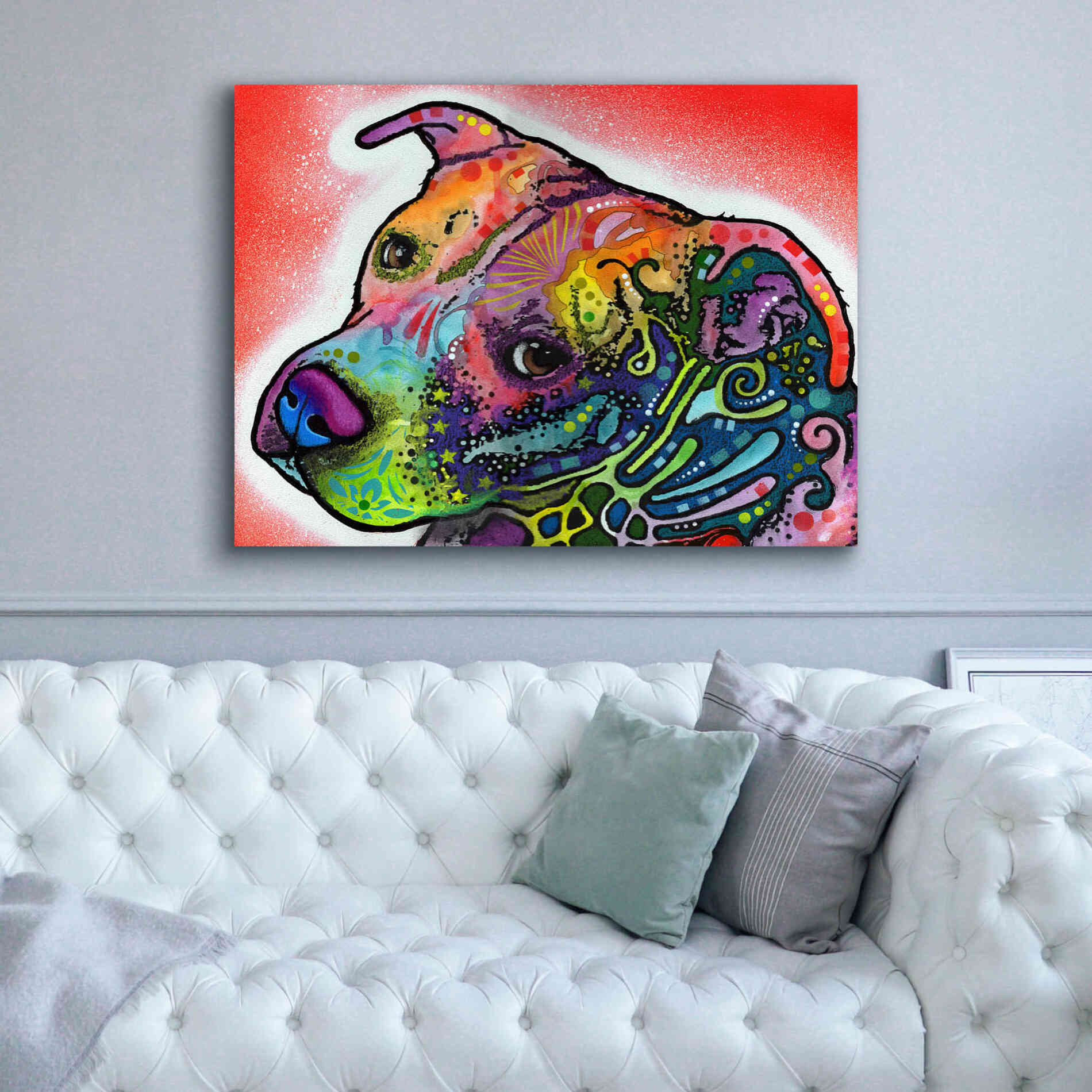 'Mocha' by Dean Russo, Giclee Canvas Wall Art,54x40