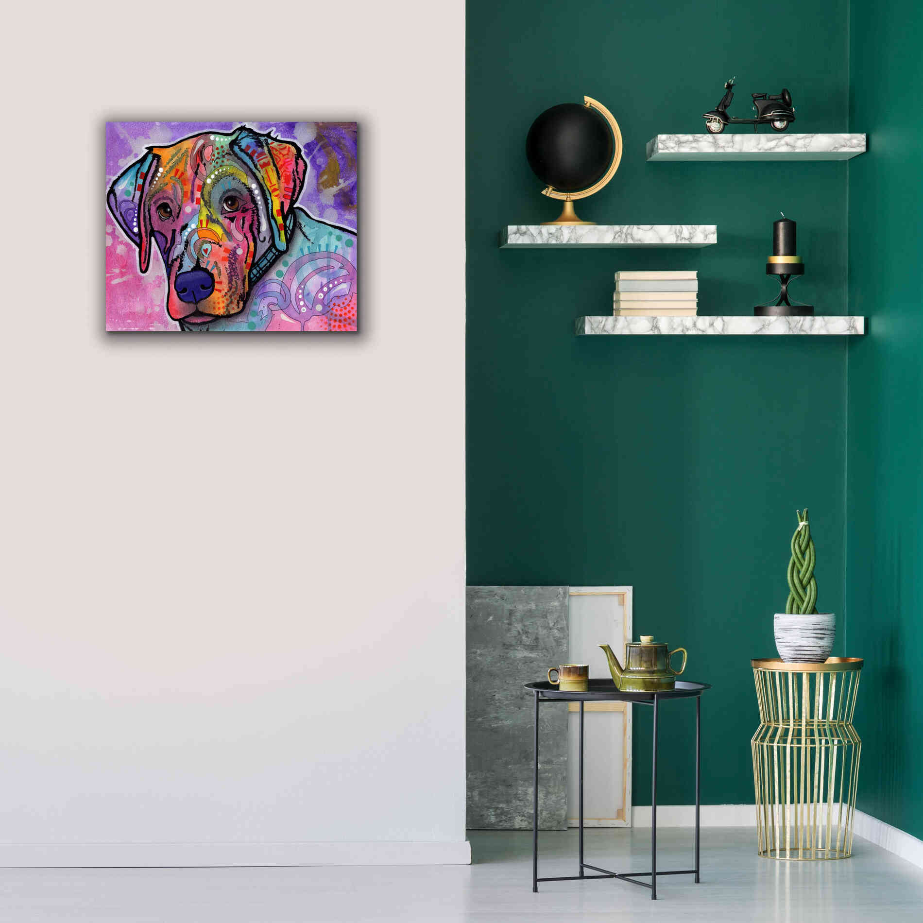 'Petunia' by Dean Russo, Giclee Canvas Wall Art,24x20