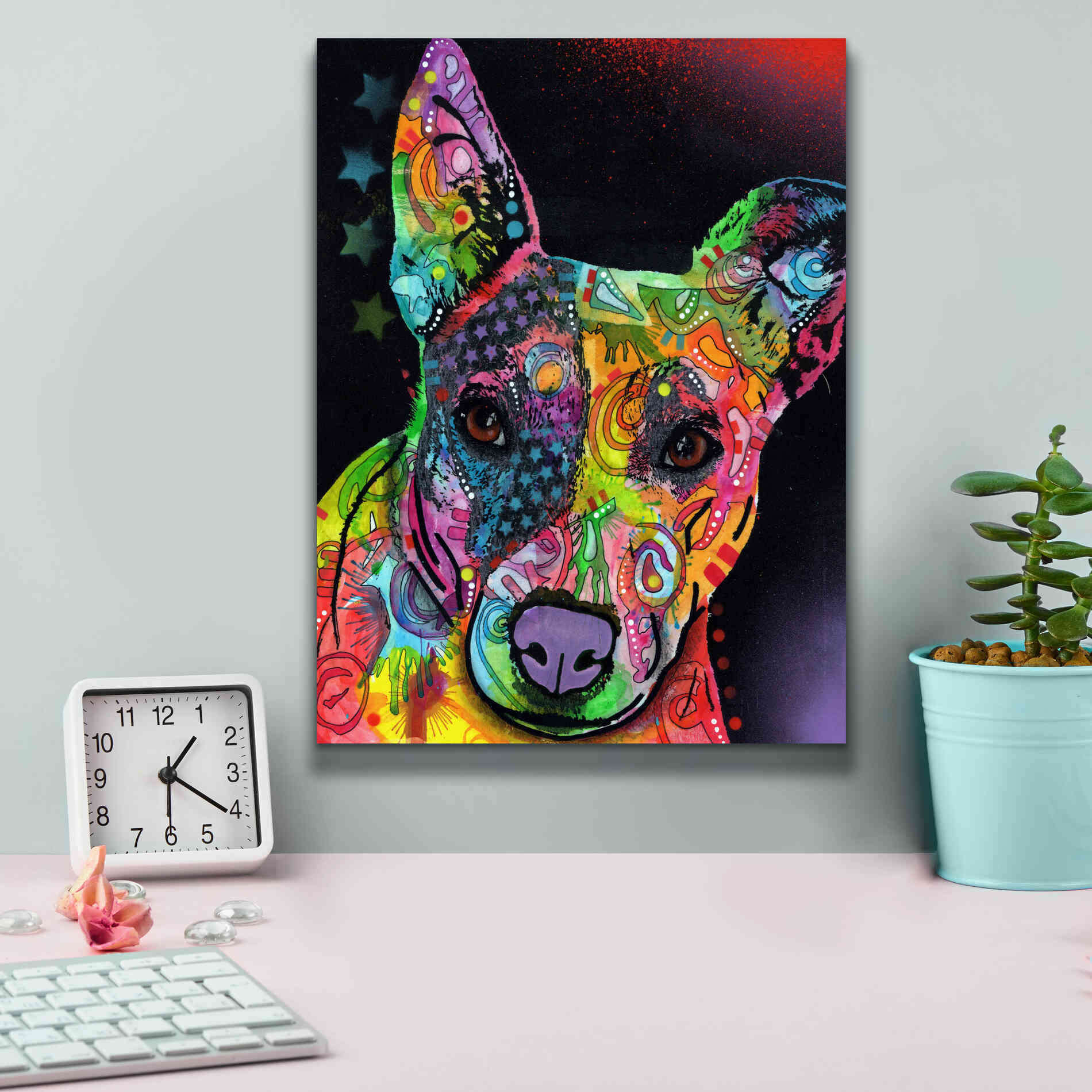 'Roxy' by Dean Russo, Giclee Canvas Wall Art,12x16