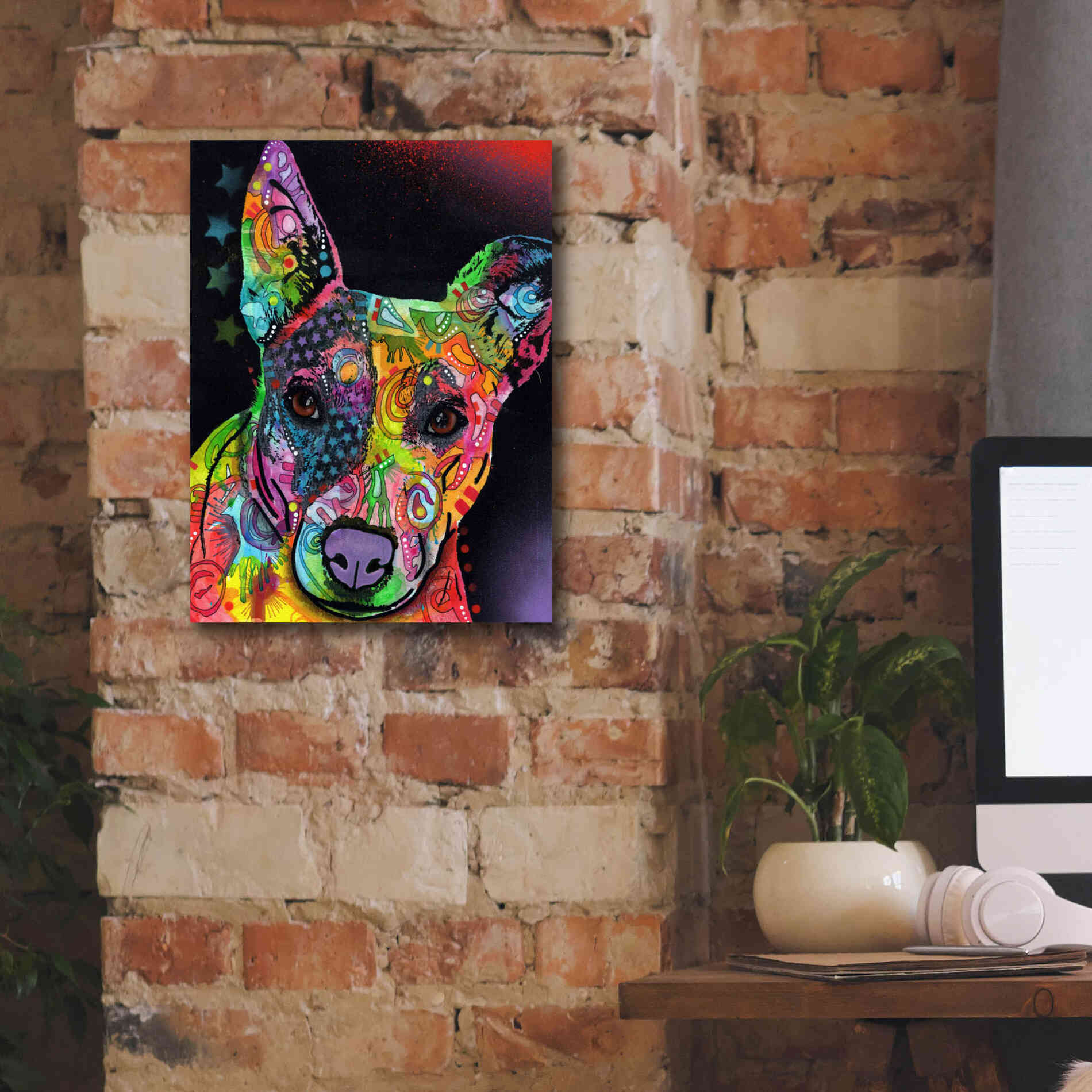 'Roxy' by Dean Russo, Giclee Canvas Wall Art,12x16