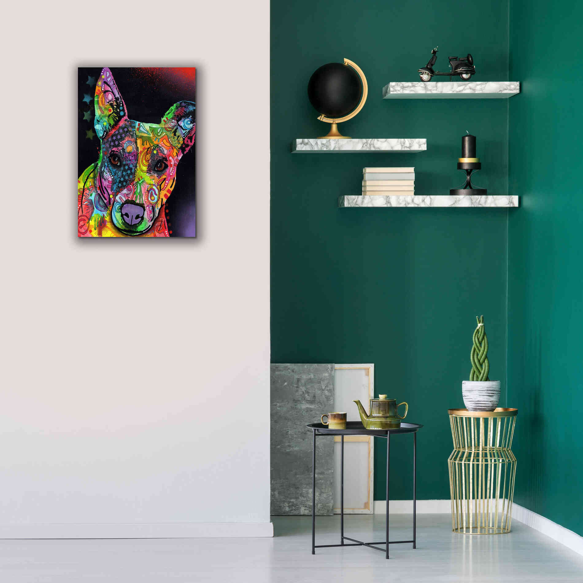 'Roxy' by Dean Russo, Giclee Canvas Wall Art,18x26