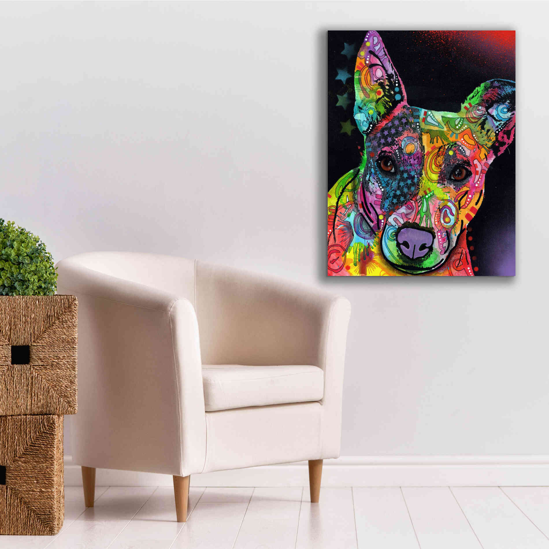 'Roxy' by Dean Russo, Giclee Canvas Wall Art,26x34