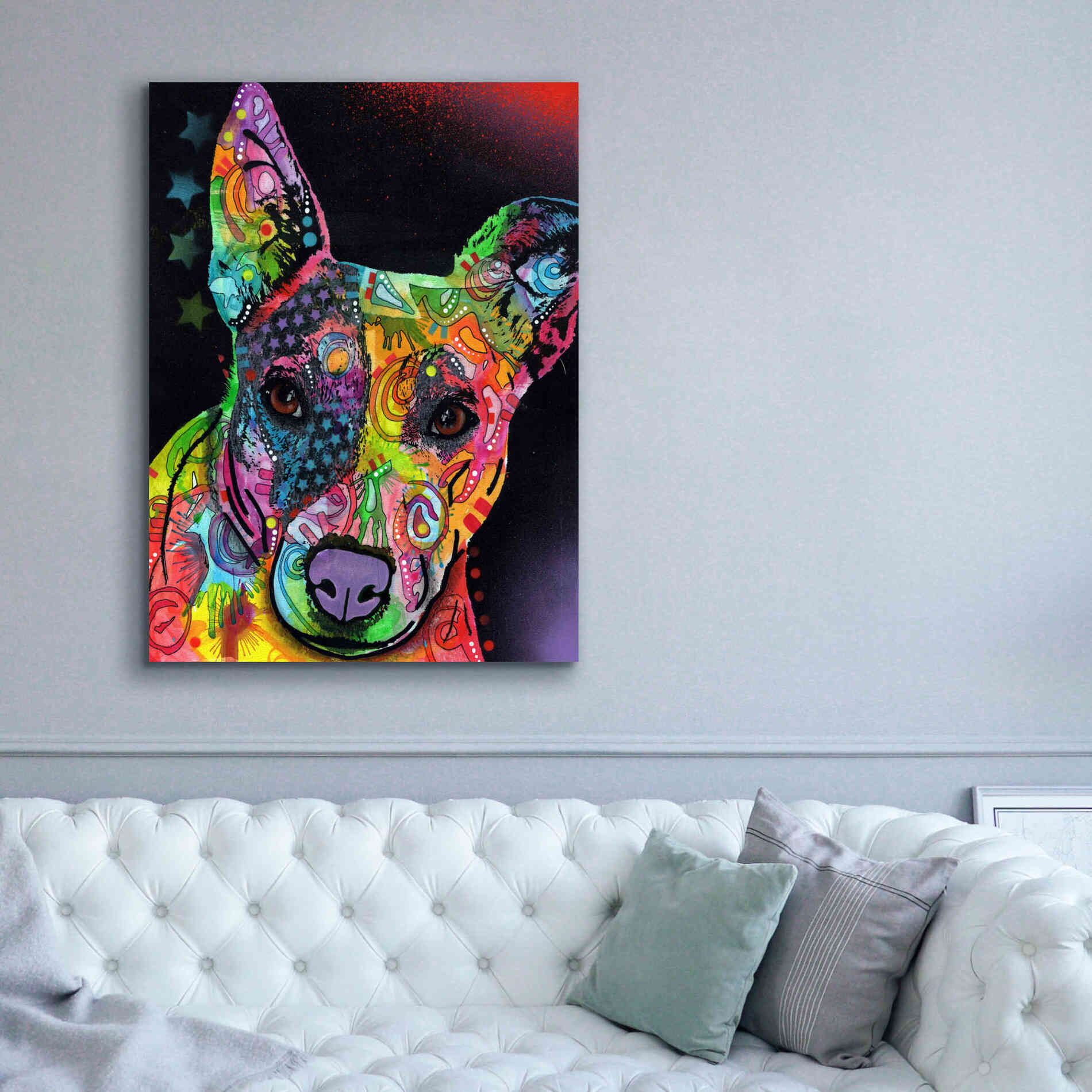 'Roxy' by Dean Russo, Giclee Canvas Wall Art,40x54