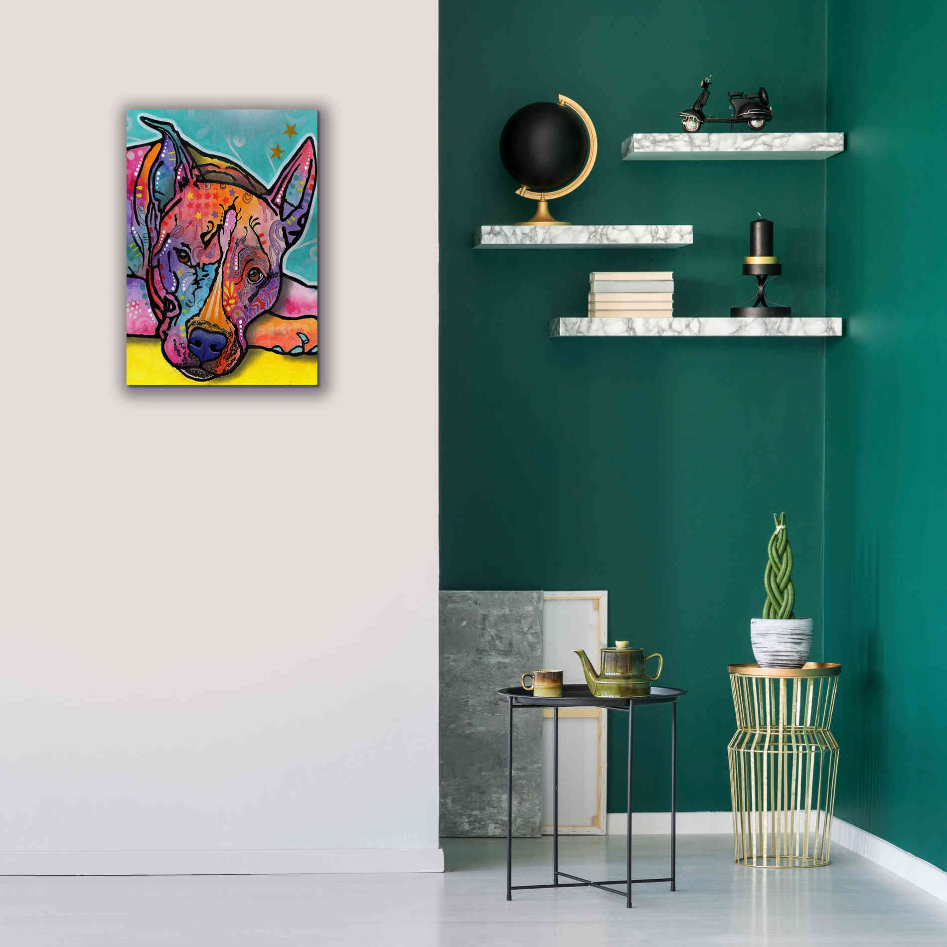 'Yoda' by Dean Russo, Giclee Canvas Wall Art,18x26