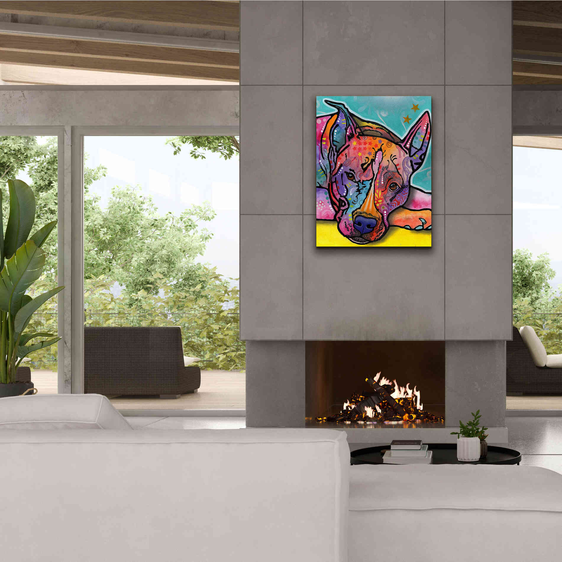 'Yoda' by Dean Russo, Giclee Canvas Wall Art,26x34