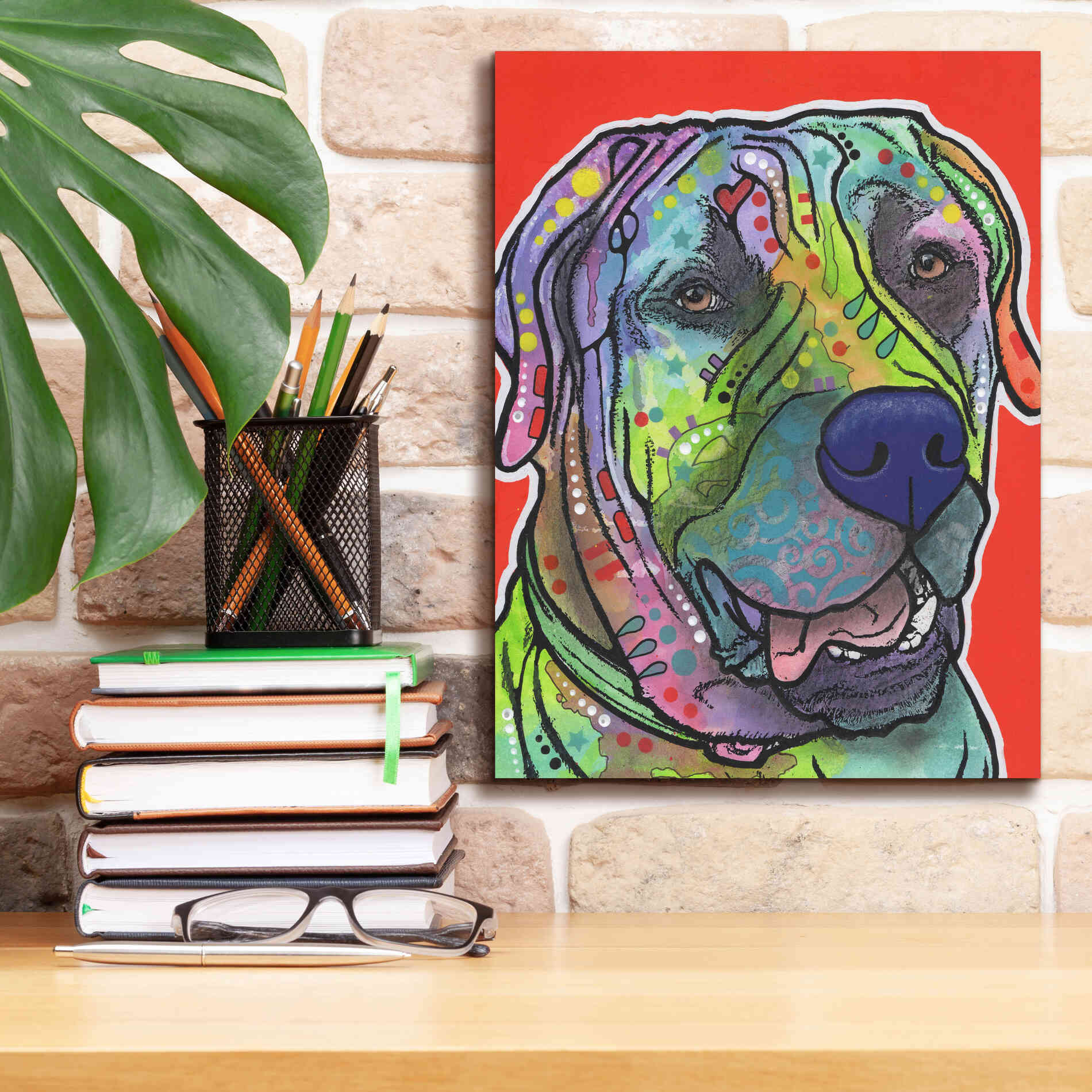'Zeus' by Dean Russo, Giclee Canvas Wall Art,12x16