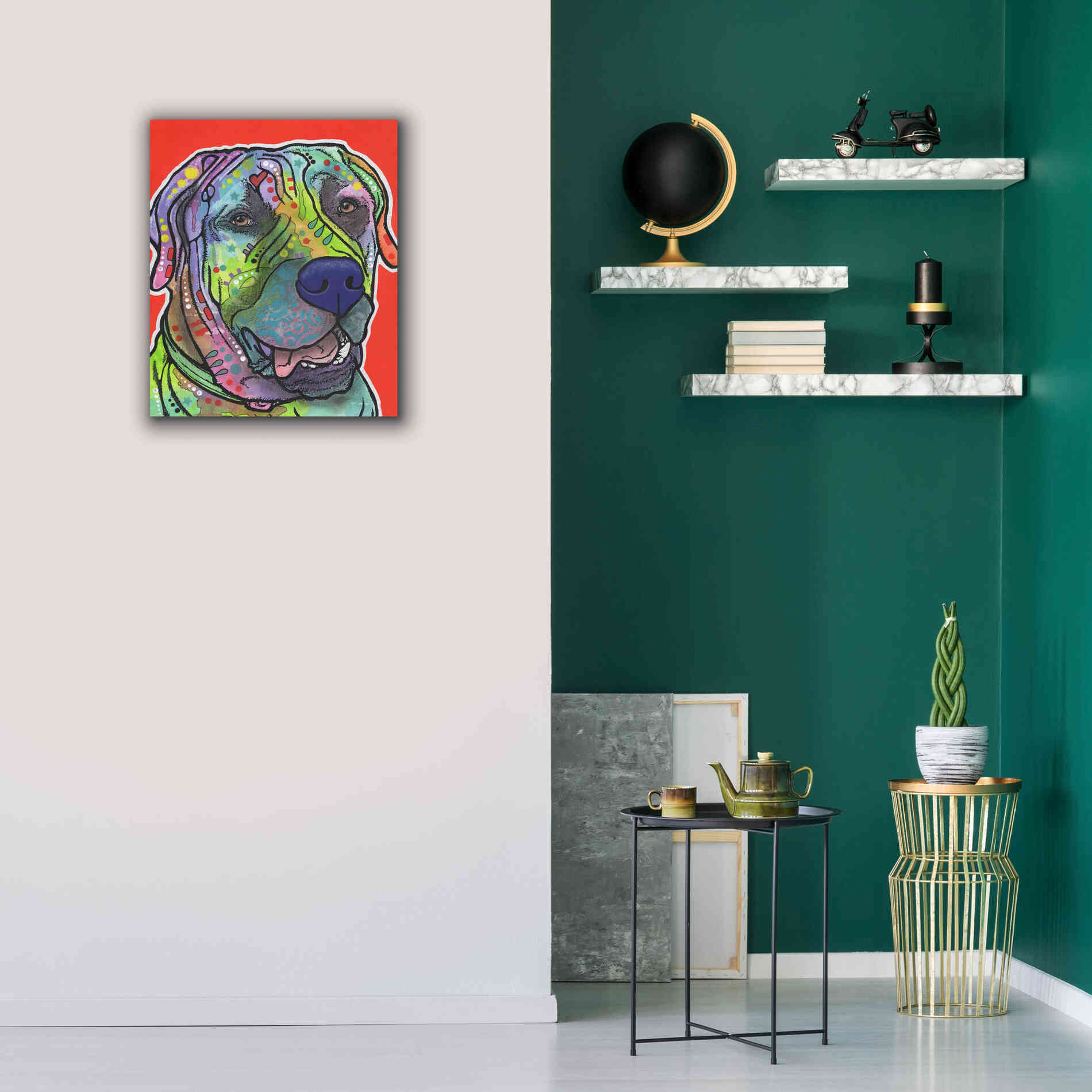 'Zeus' by Dean Russo, Giclee Canvas Wall Art,20x24