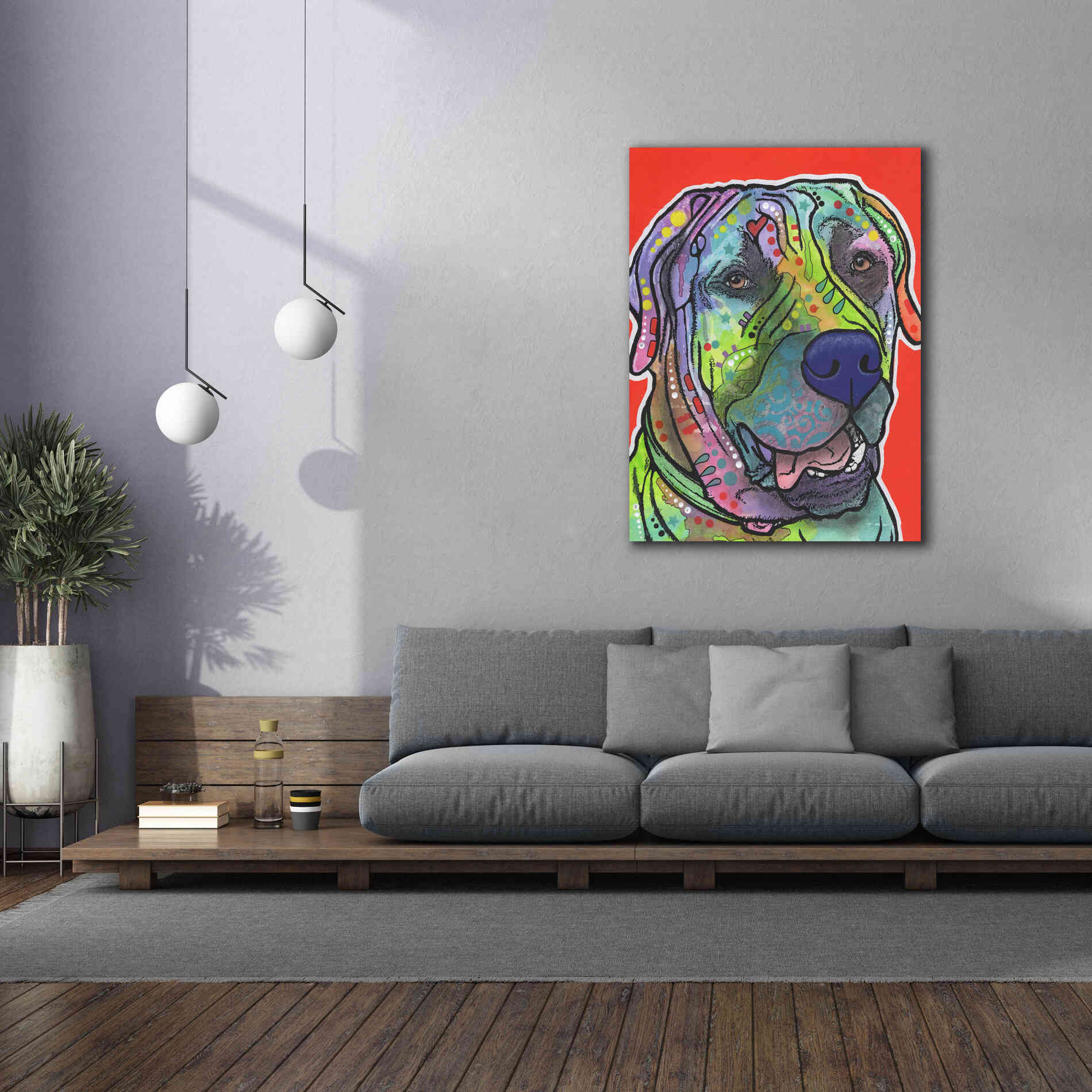 'Zeus' by Dean Russo, Giclee Canvas Wall Art,40x54