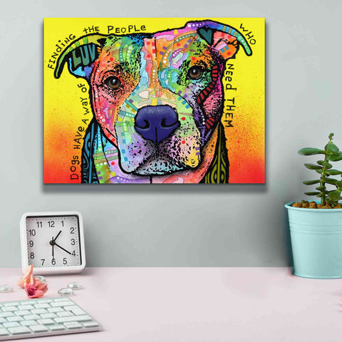 Image of 'Dogs Have A Way' by Dean Russo, Giclee Canvas Wall Art,16x12