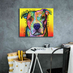 'Dogs Have A Way' by Dean Russo, Giclee Canvas Wall Art,24x20