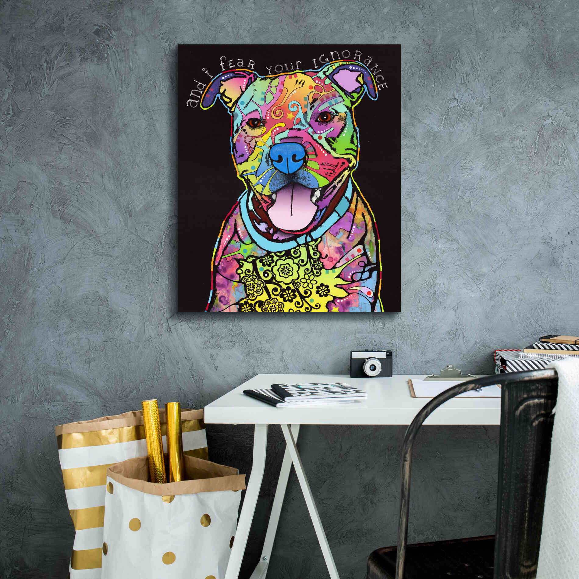 'I Fear' by Dean Russo, Giclee Canvas Wall Art,20x24