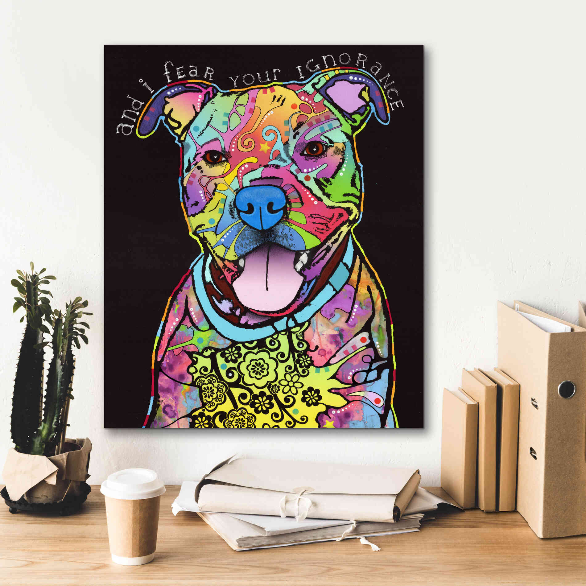 'I Fear' by Dean Russo, Giclee Canvas Wall Art,20x24